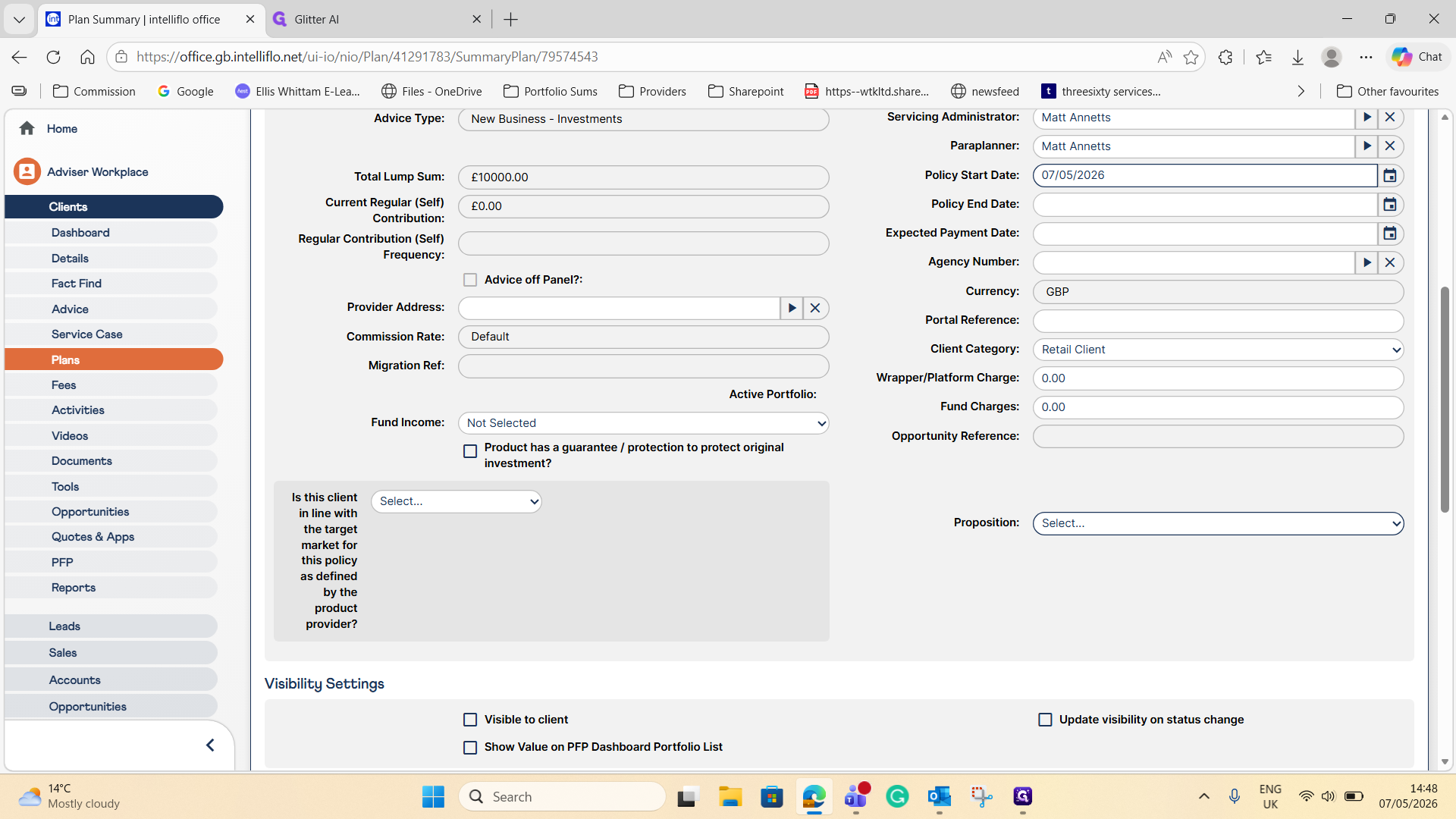 Step #10: Open the Proposition dropdown and select the appropriate target market (e.g., 98-100% AIM).