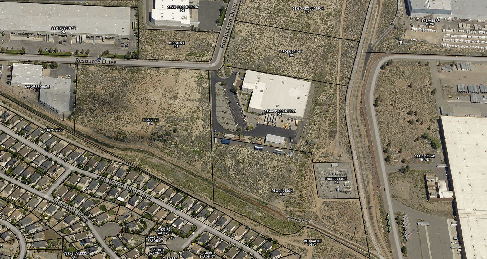 Step #20: Screenshot with parcel lines and street names