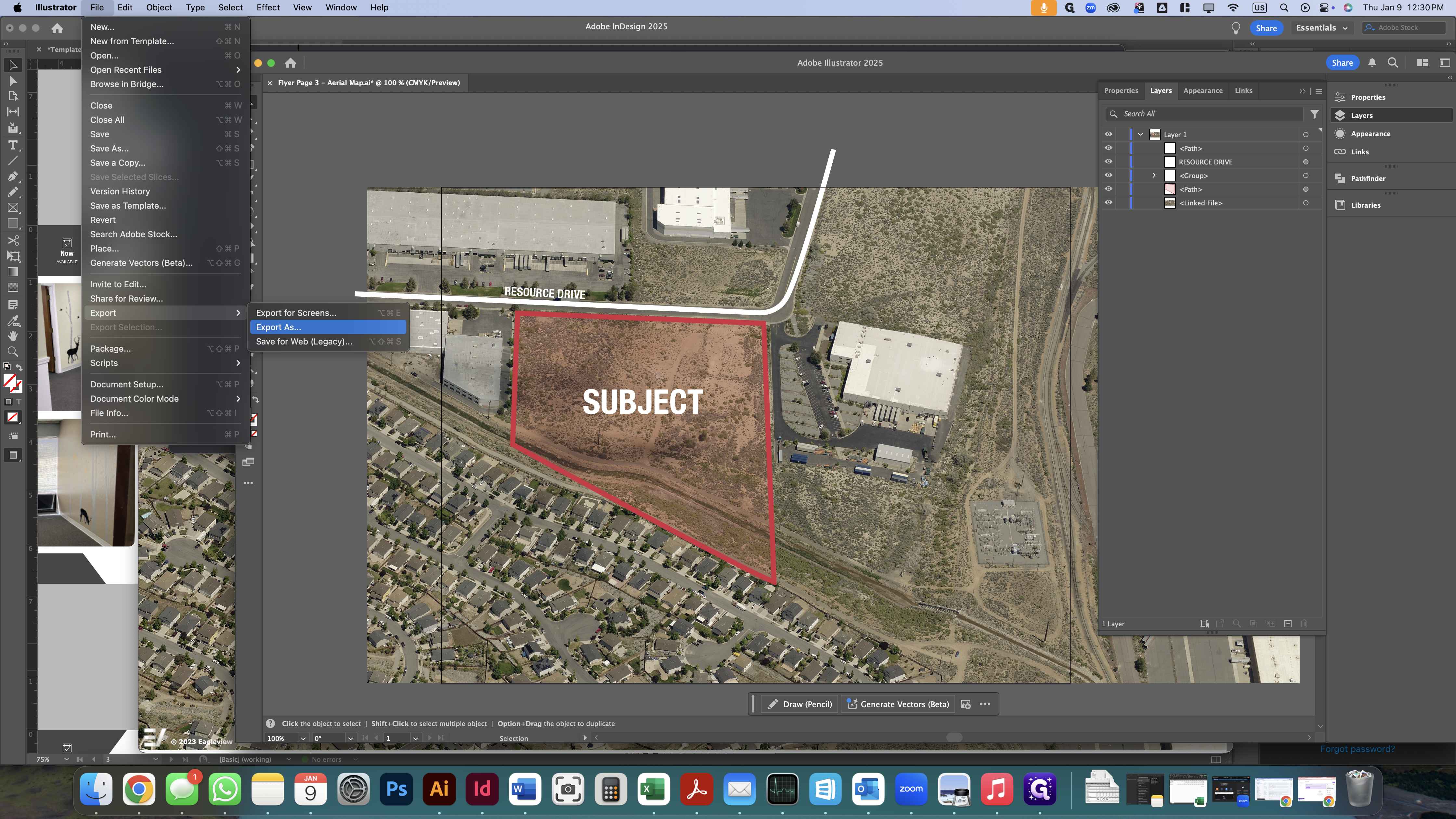 Step #72: Click on "Export As ..."