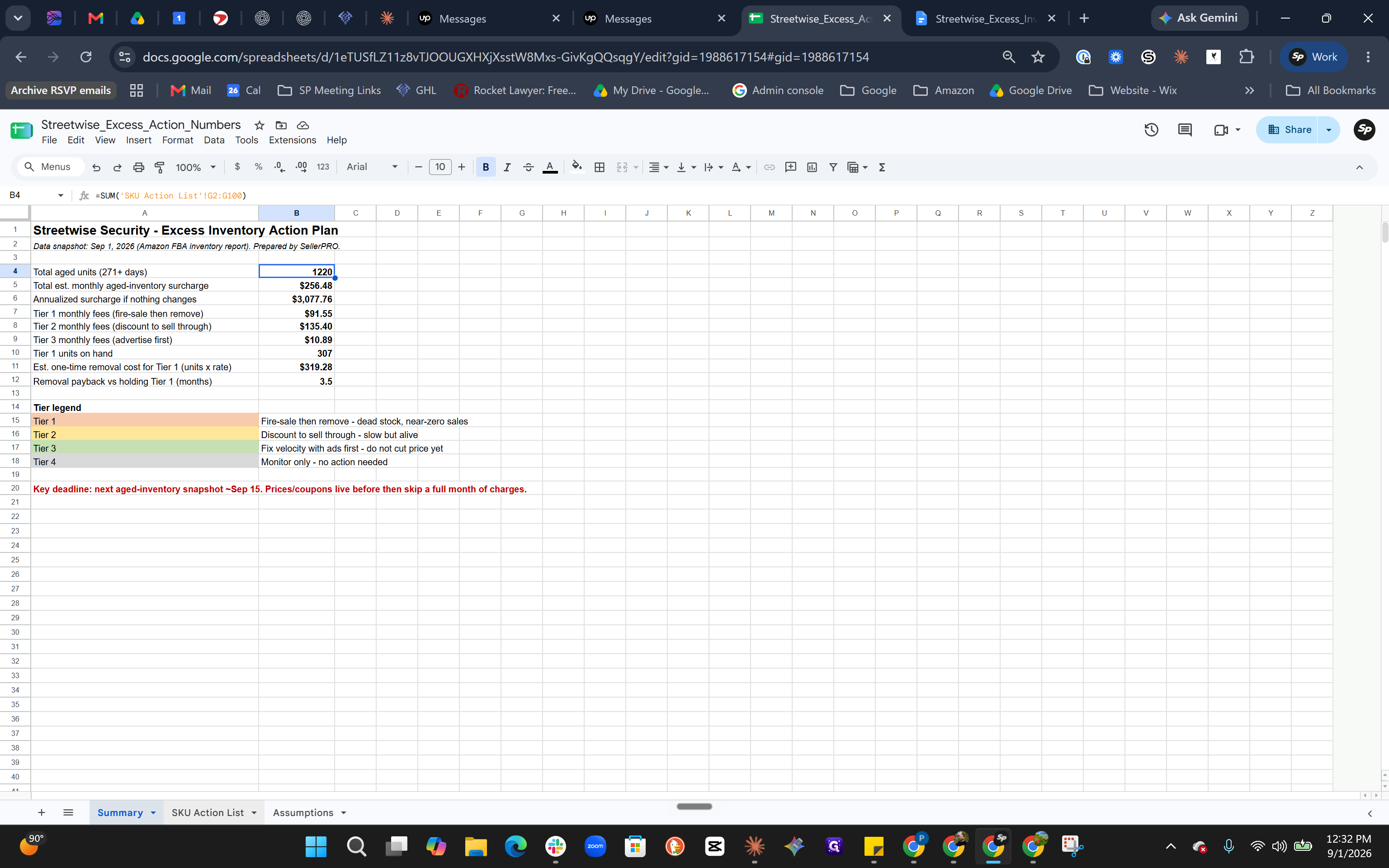 Step #7: Cross-reference the remaining unit volume to gauge total fee risk across large batches.