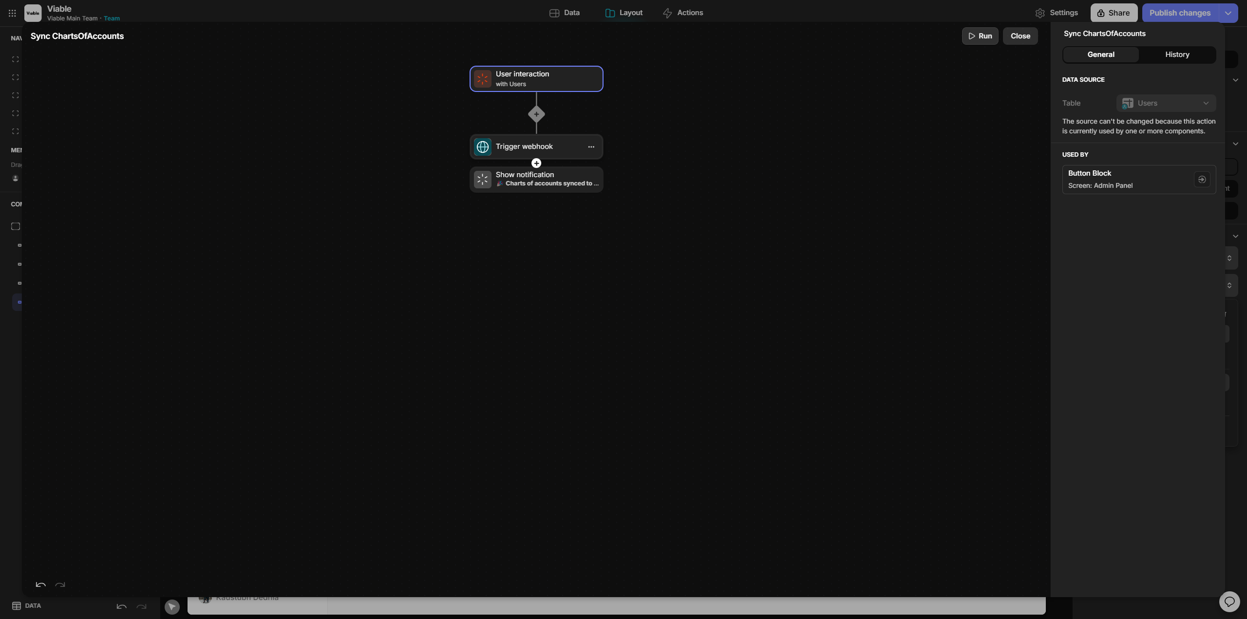 Step #17: Click on Trigger Webhook