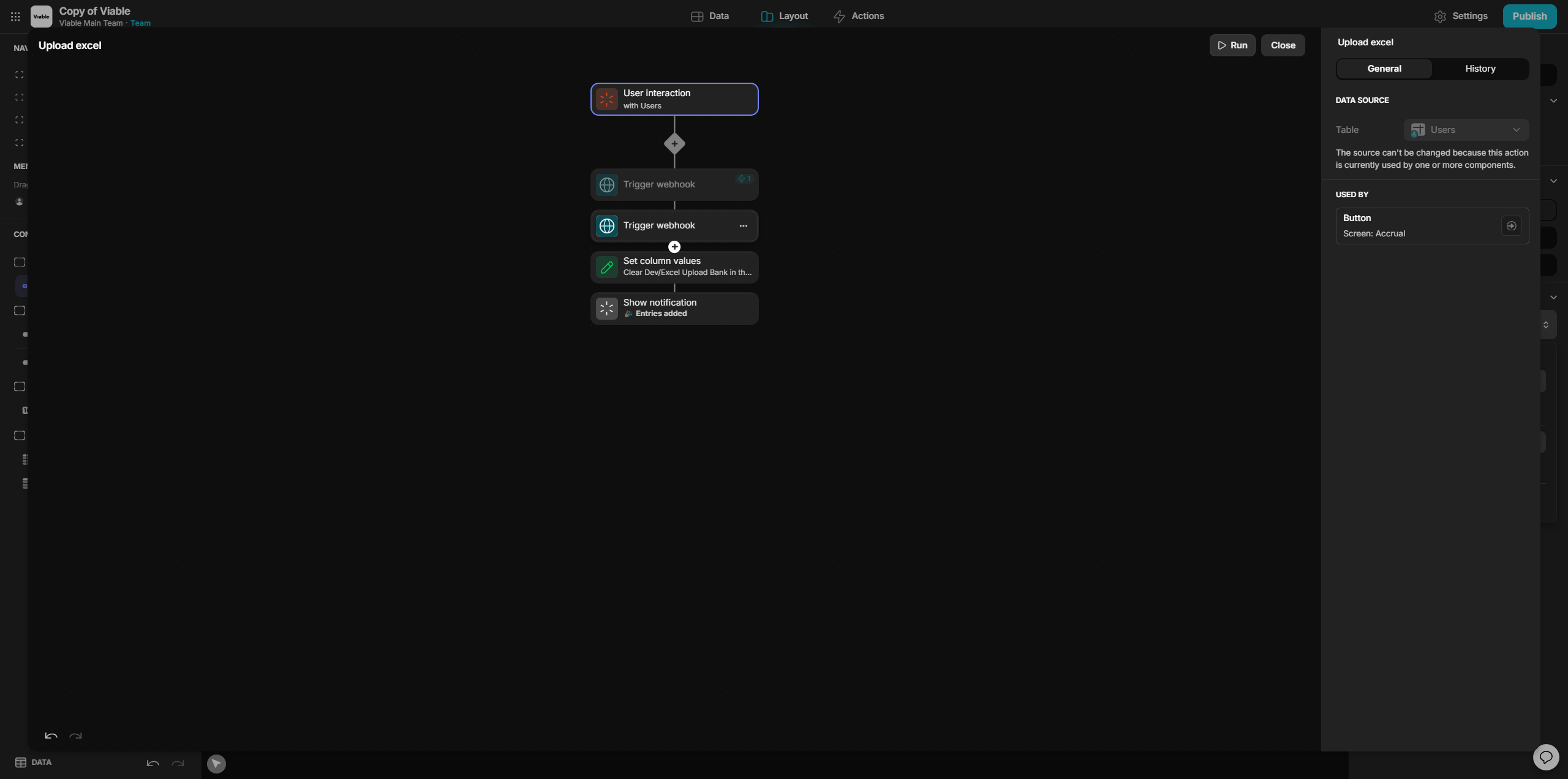 Step #11: Click on Trigger webhook
