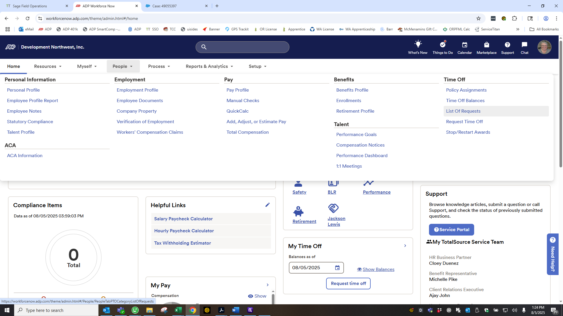 Step #11: Click on "List Of Requests"