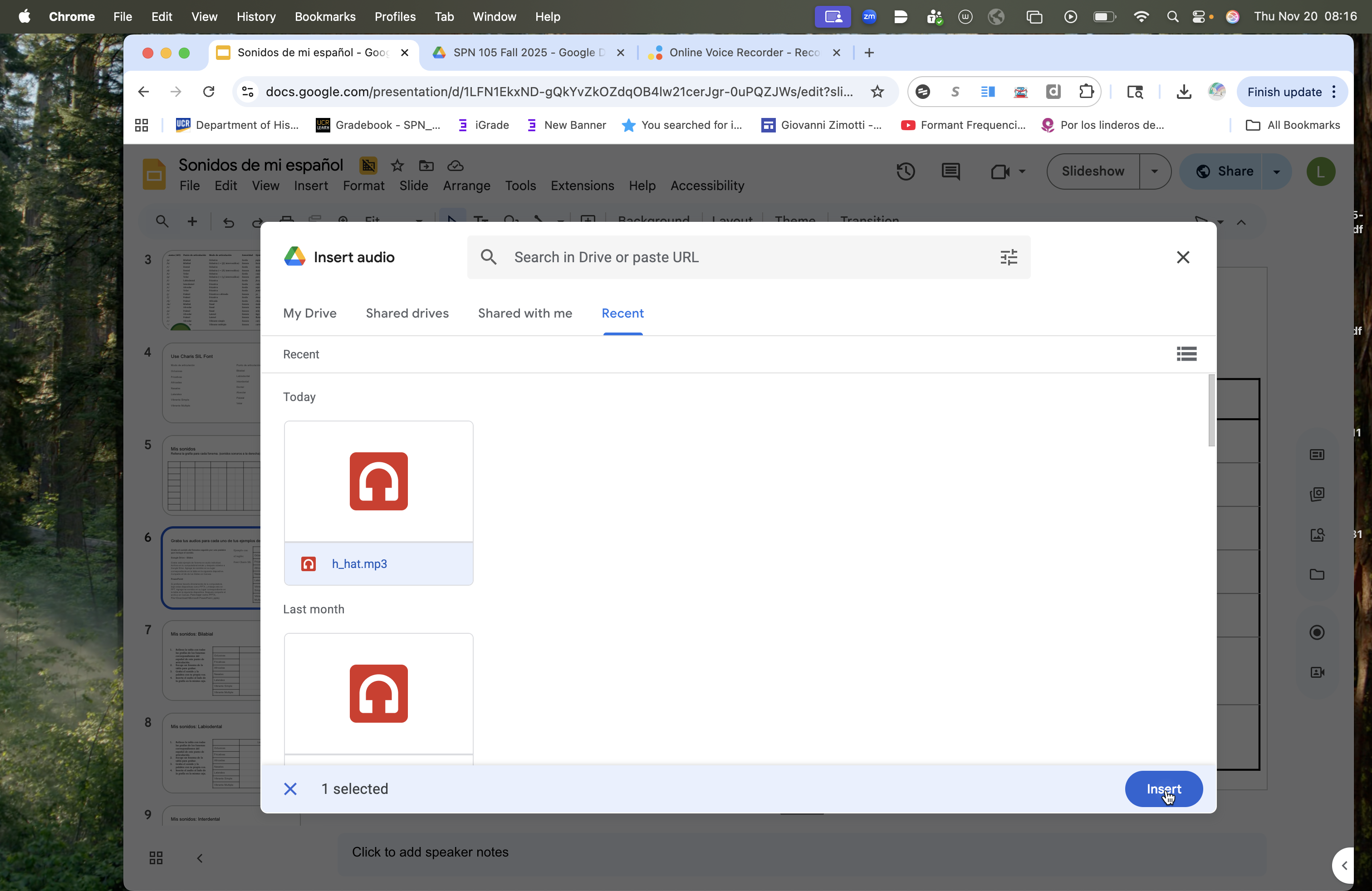 Step #21: Hago clic en "Insert"