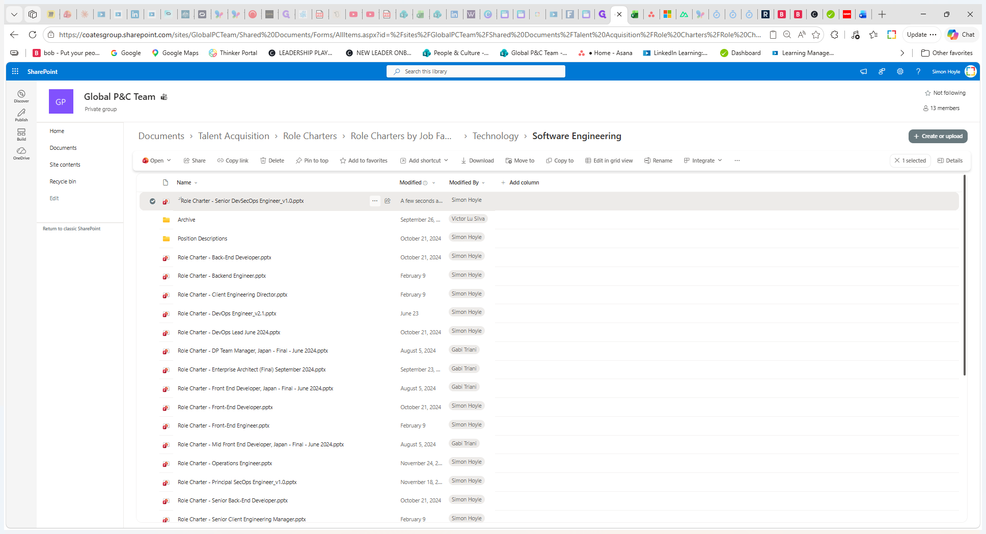 Step #10: Once the upload completes, select the file and copy a view-only link to it.