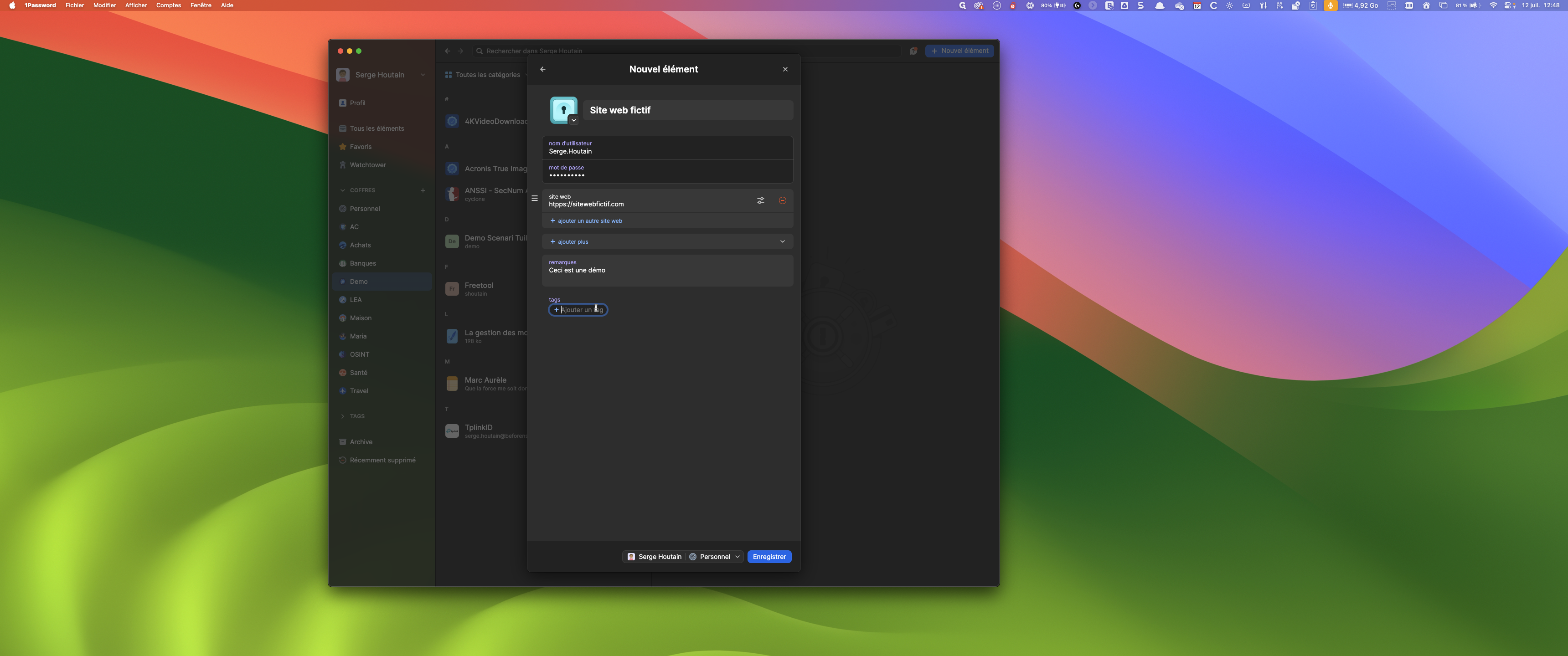 Step #22: Cliquez sur "+ Ajouter un tag"
