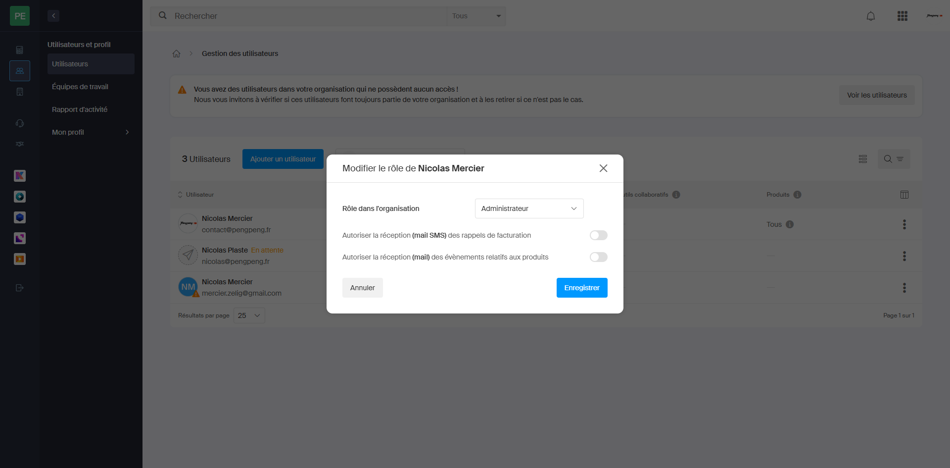 Step #8: Autorisez-nous à recevoir les événements relatifs aux produits