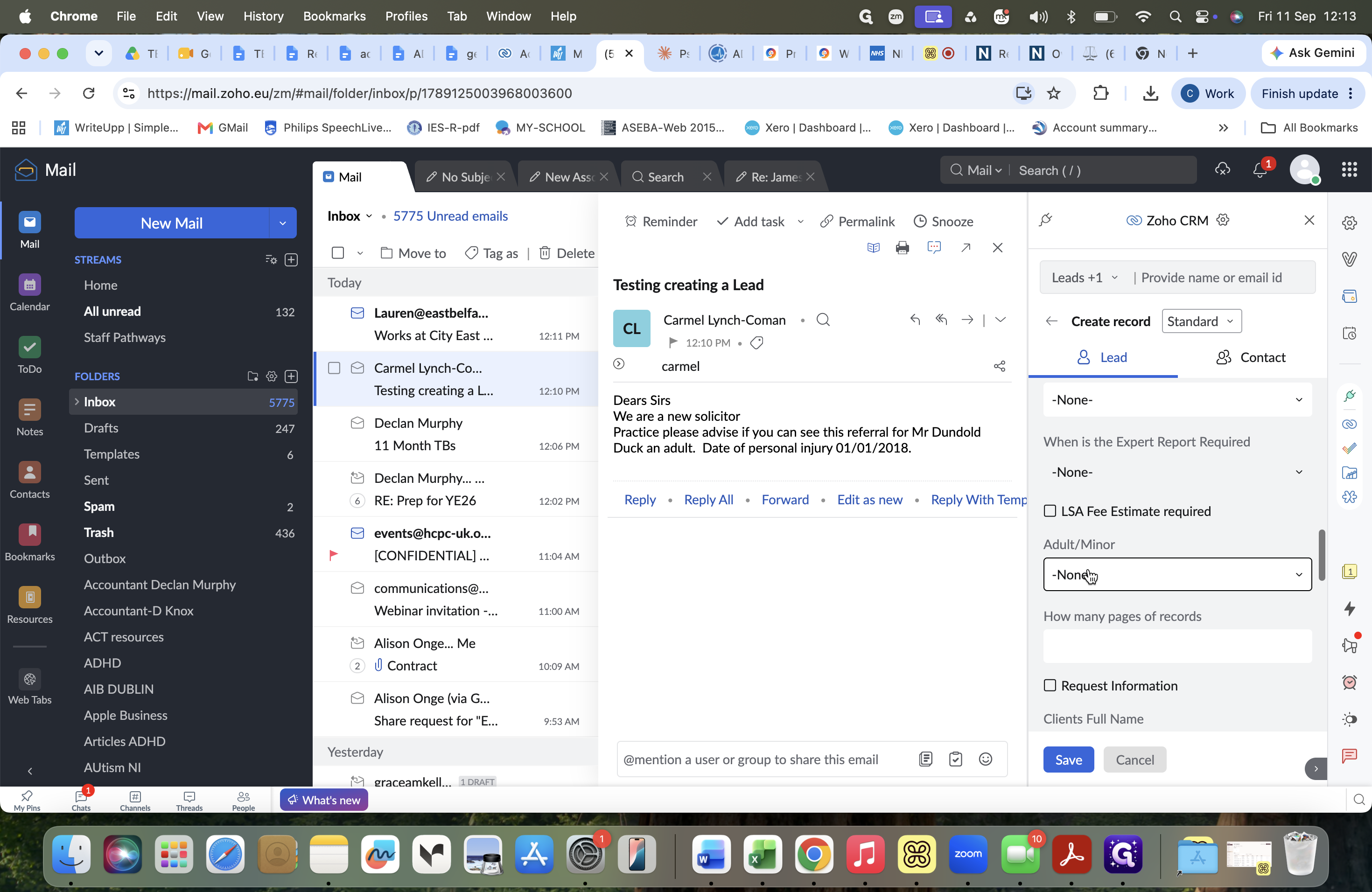 Step #12: Open the Adult/Minor dropdown menu.