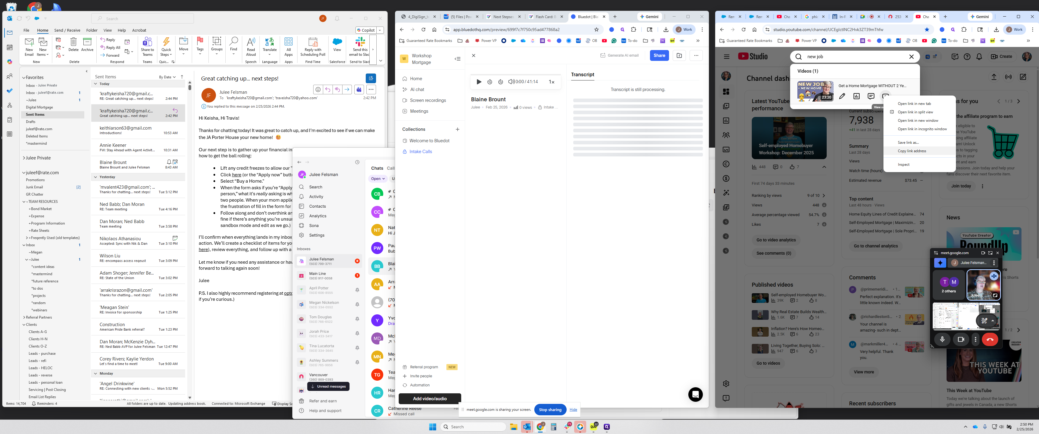 Step #39: Click on "Copy link address"