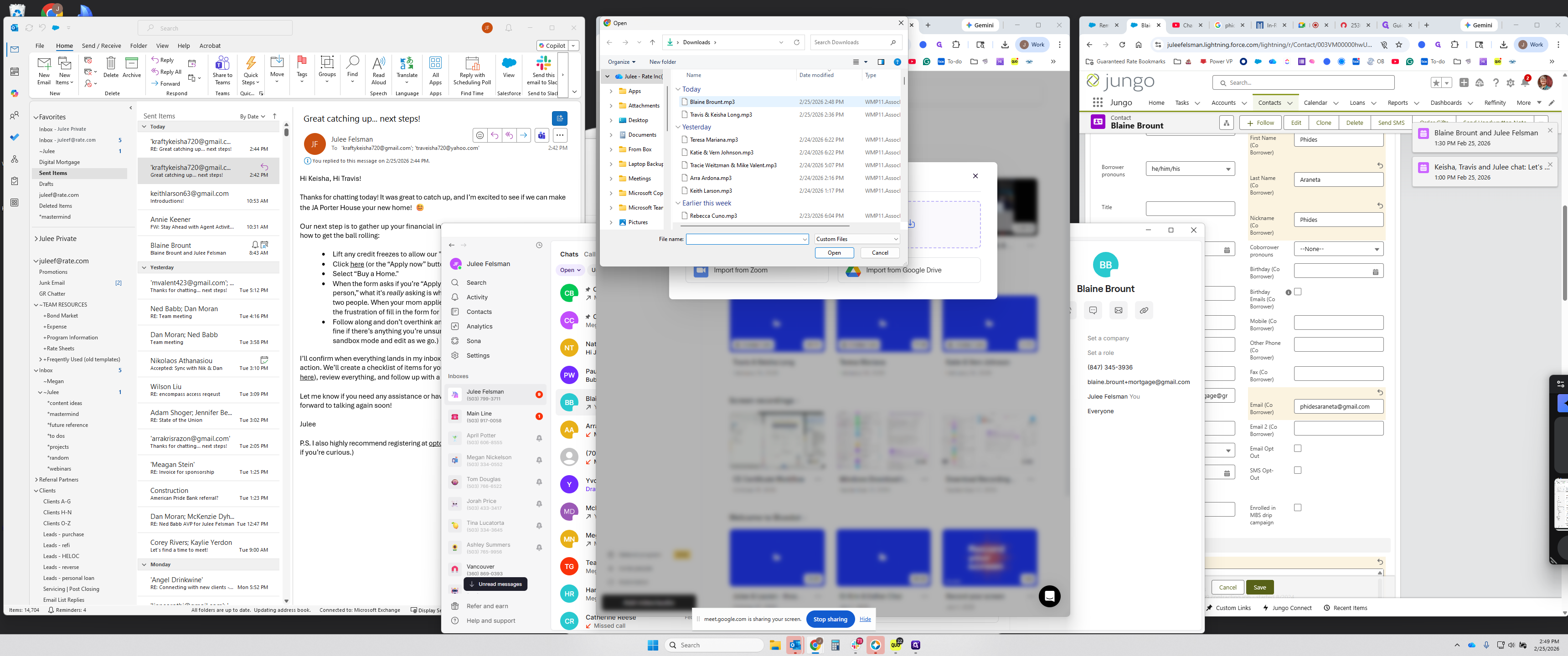 Step #21: Click on "Blaine Brount.mp3"