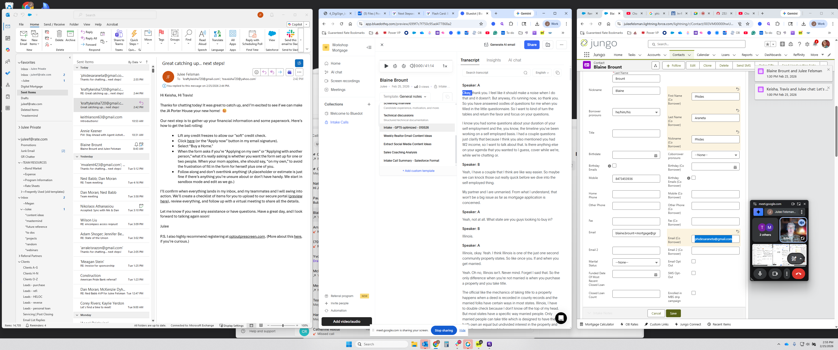 Step #95: Click on "Intake - GPT5 optimized - 010526"
