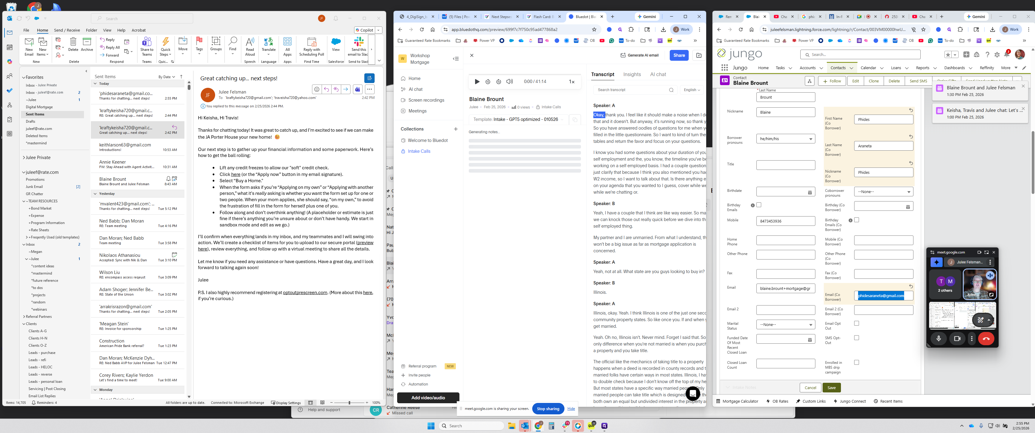 Step #96: Click on "Al chat"