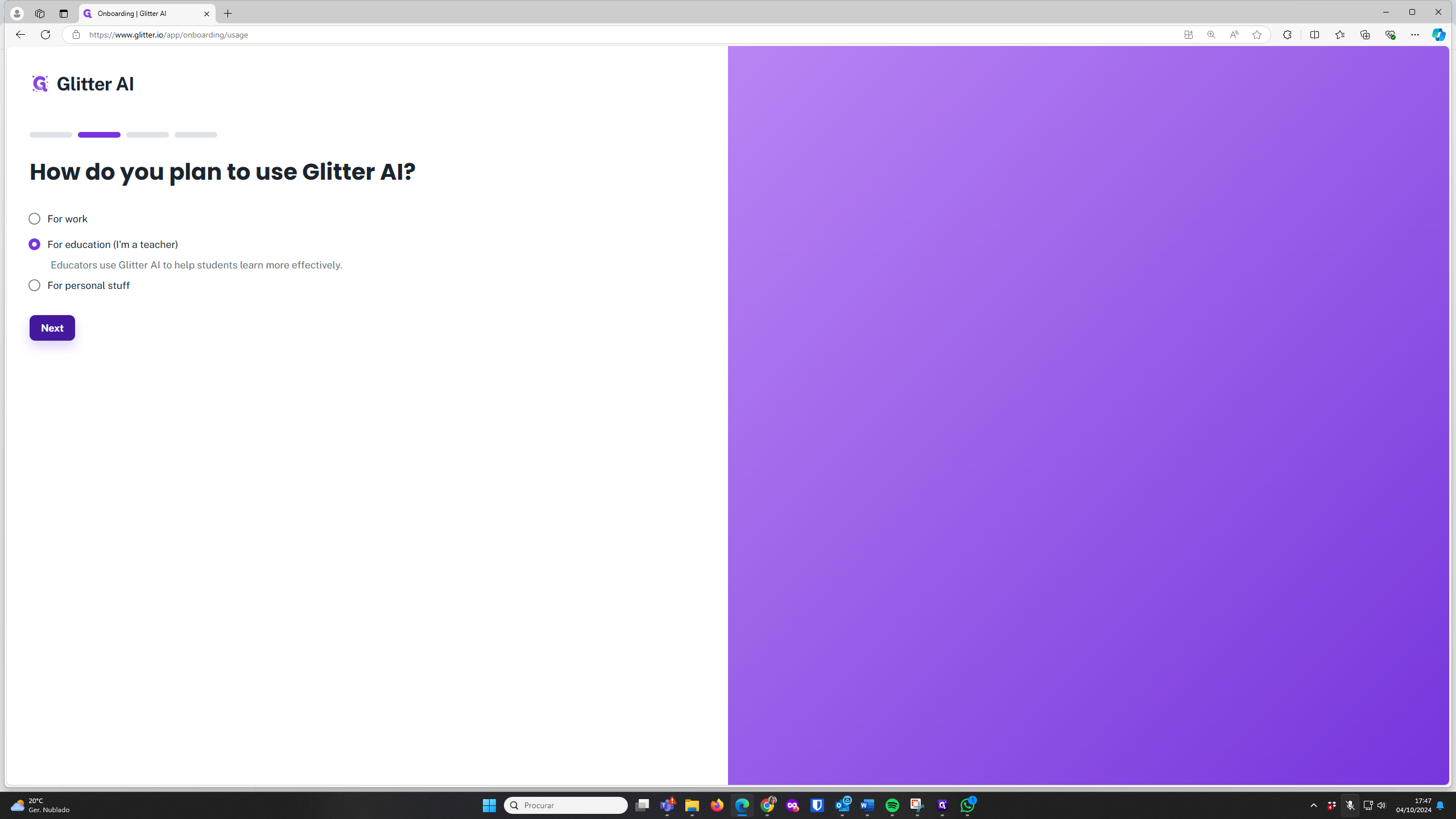Step #8: Cliquem em "Next"