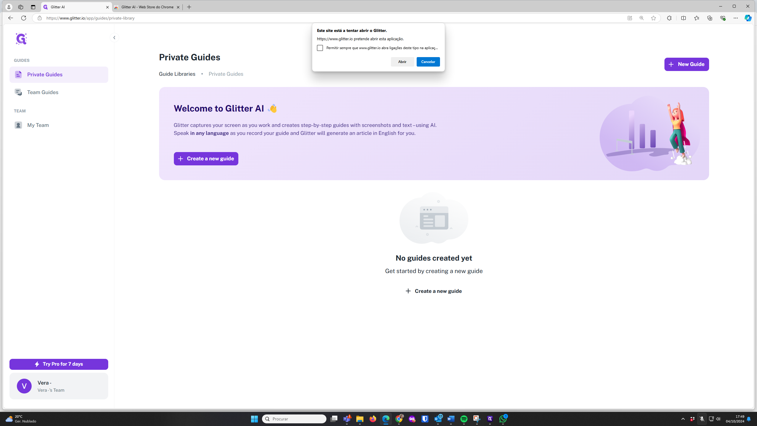 Step #20: Cliquem em "Permitir"