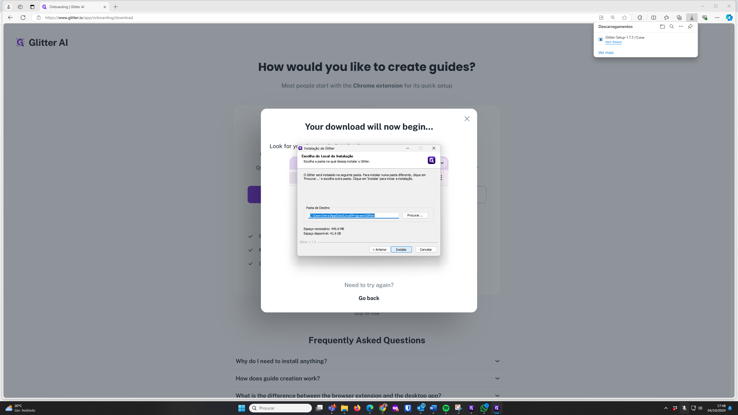 Step #16: Cliquem em "Instalar"