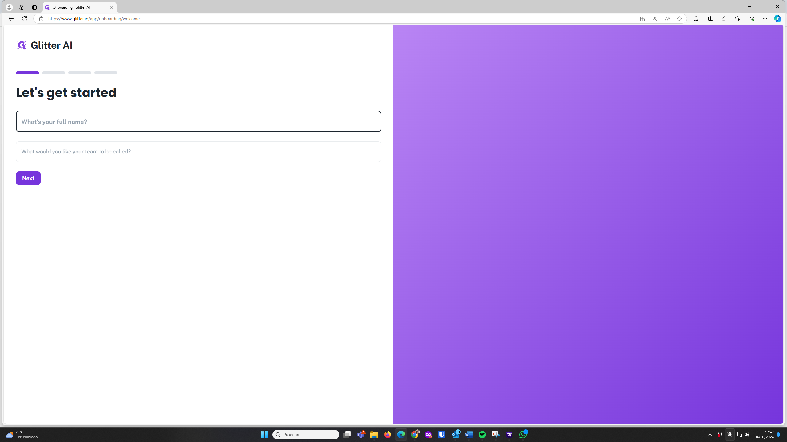 Step #5: Indique o nome