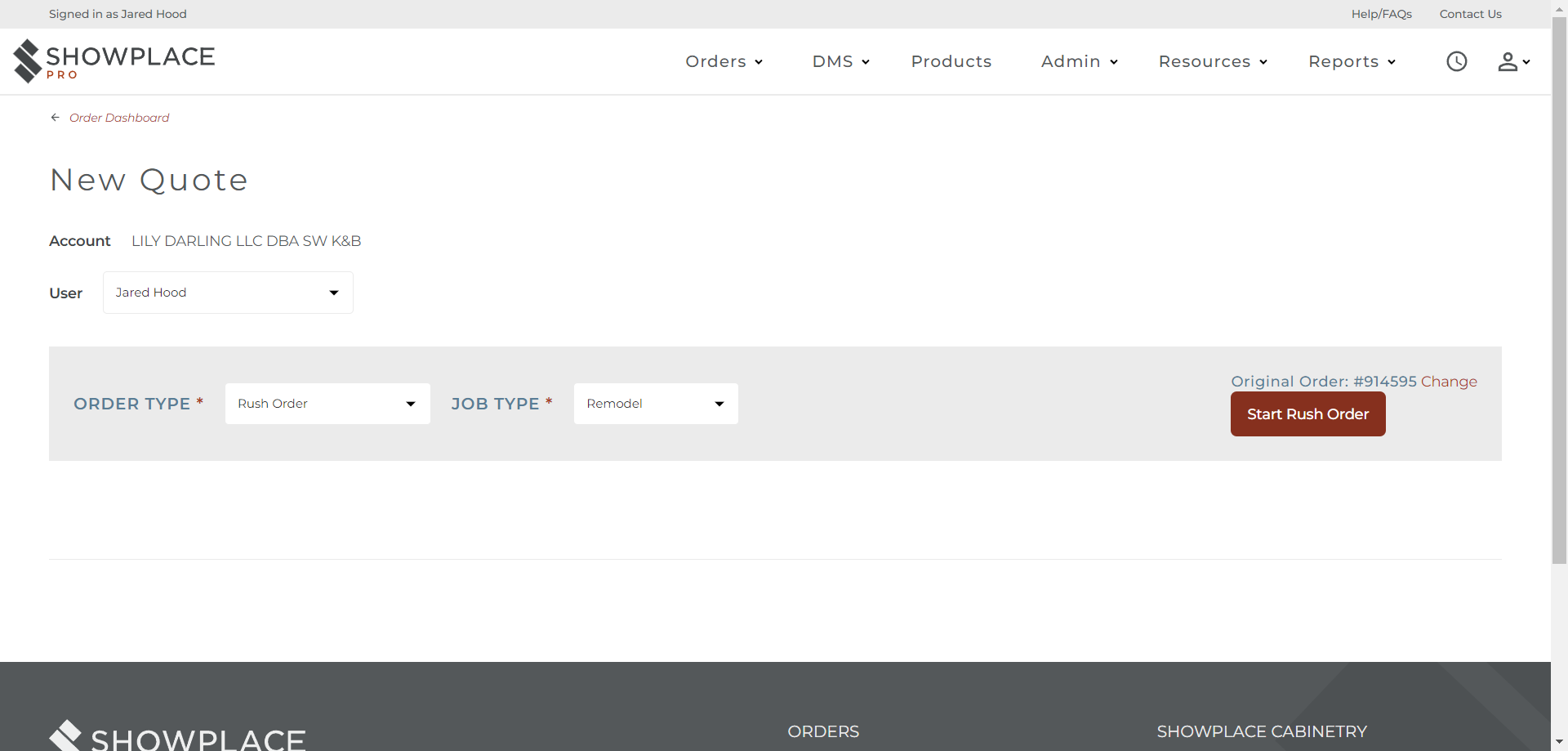 Step #7: Click "Start Rush Order"