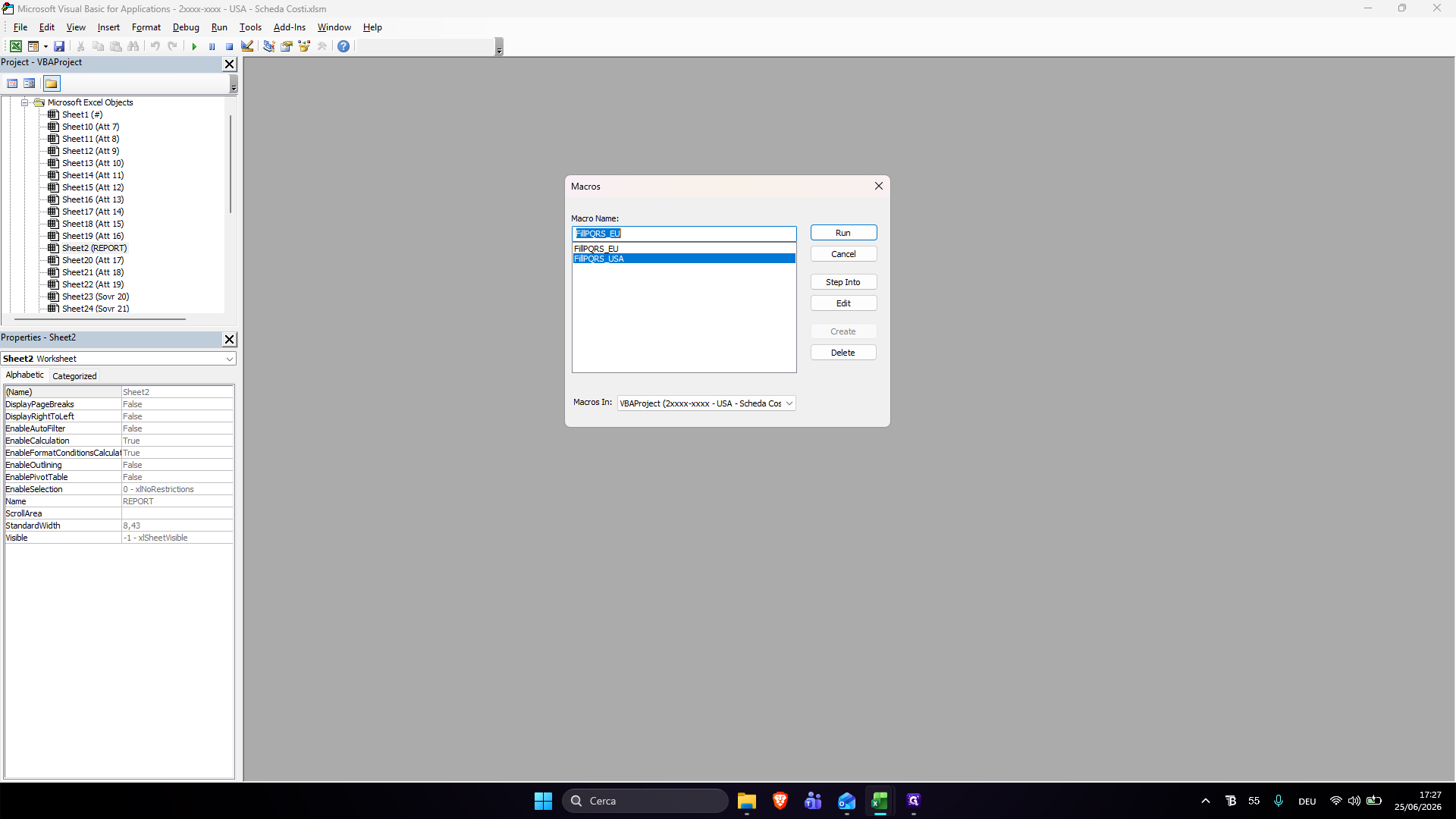 Step #12: Apri la finestra di dialogo delle Macro dall'interfaccia principale di Excel.