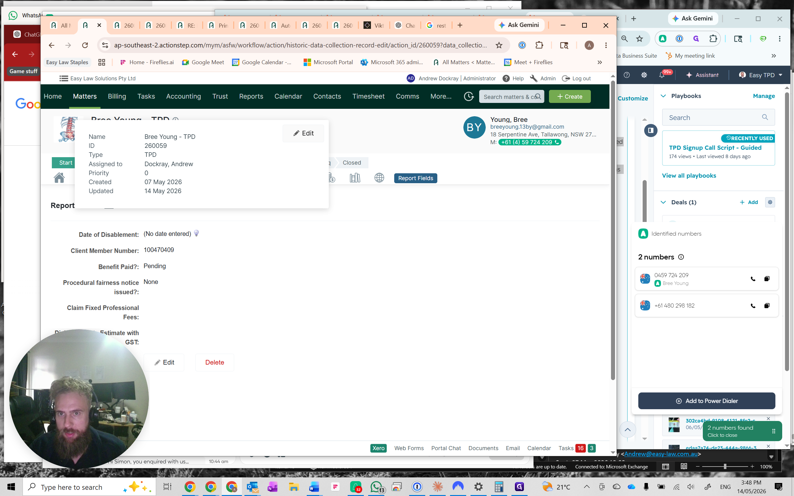 Step #9: Click Edit on the matter properties to update the file name.