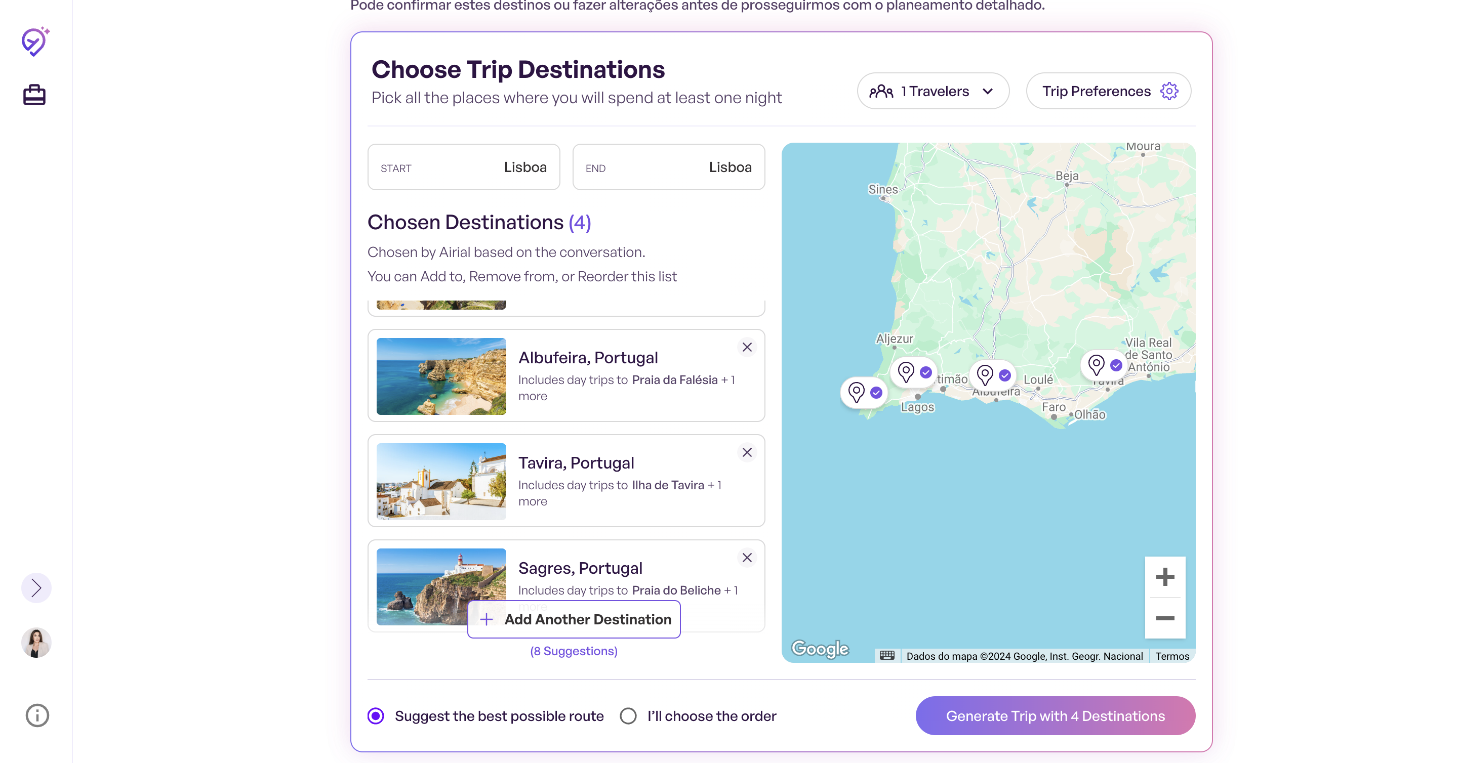 Step #14: Cliquem em "+ Add Another Destination"