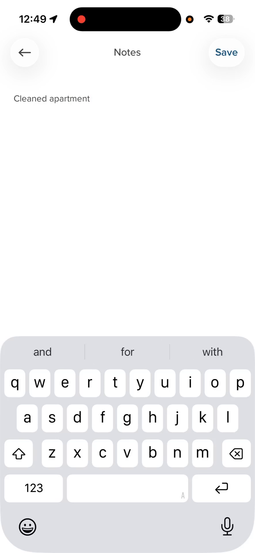 Step #8: Tap Attachments to add any relevant files or photos of your work.
