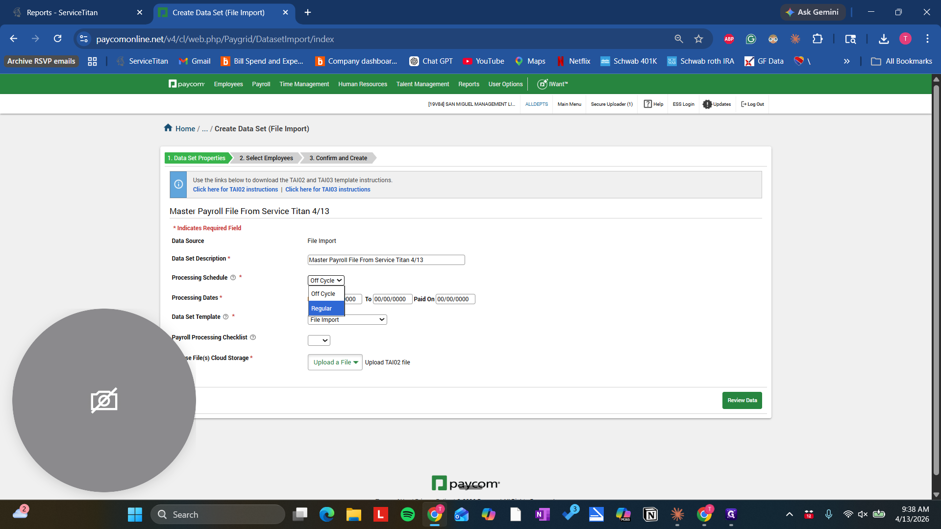 Step #25: Click on "Regular"