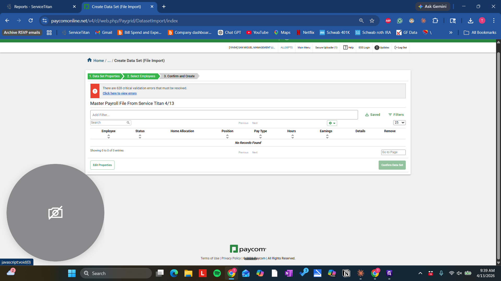 Step #30: Click on "Click here to view errors"