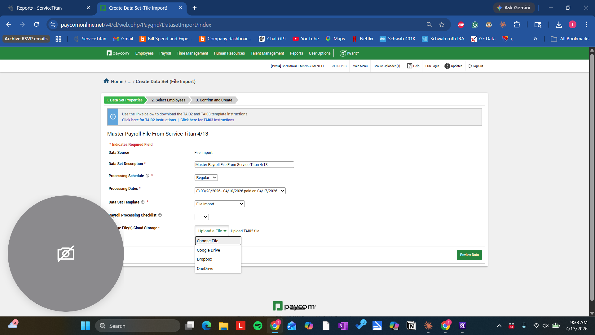 Step #27: Click on "Choose File"
