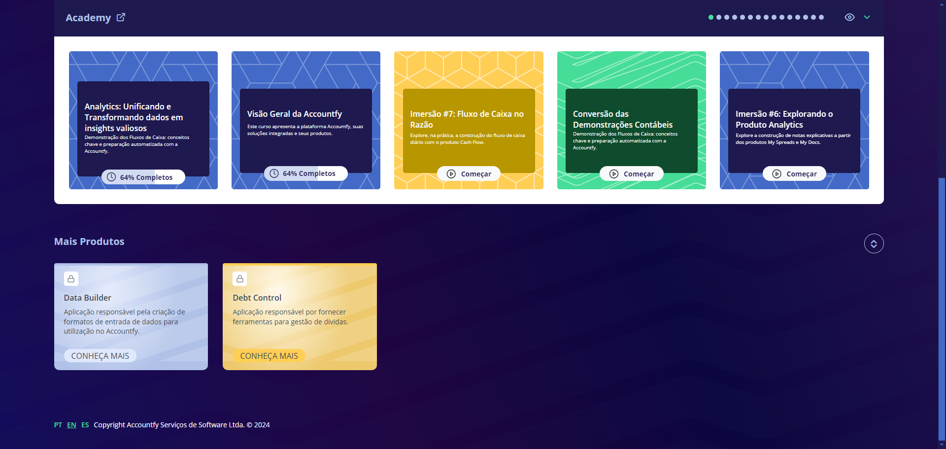 Step #5: Antes de iniciar a gravação, certifique-se que a plataforma está setada para o idioma em inglês.
