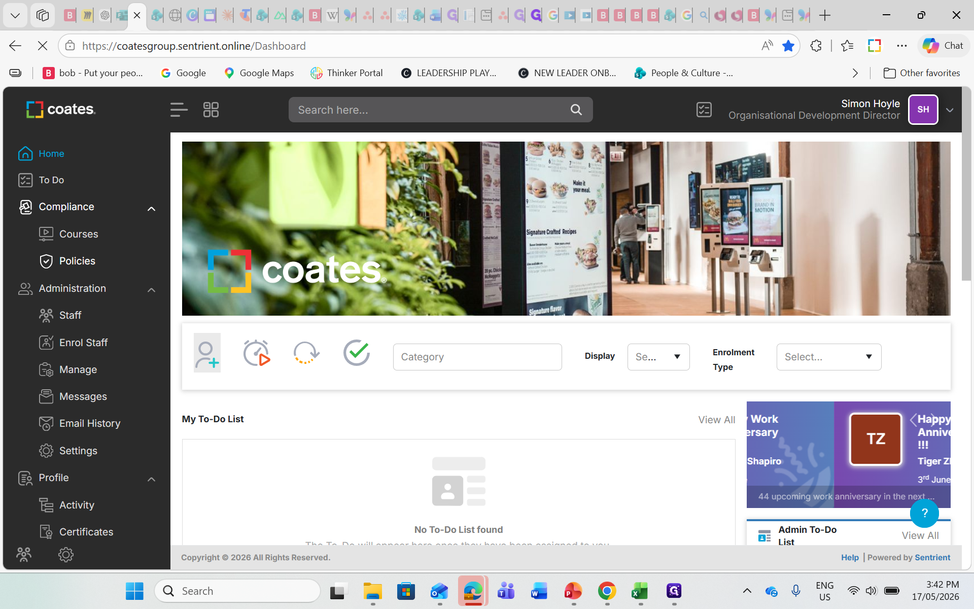 Step #1: Click Policies under the Compliance menu in the left sidebar.
