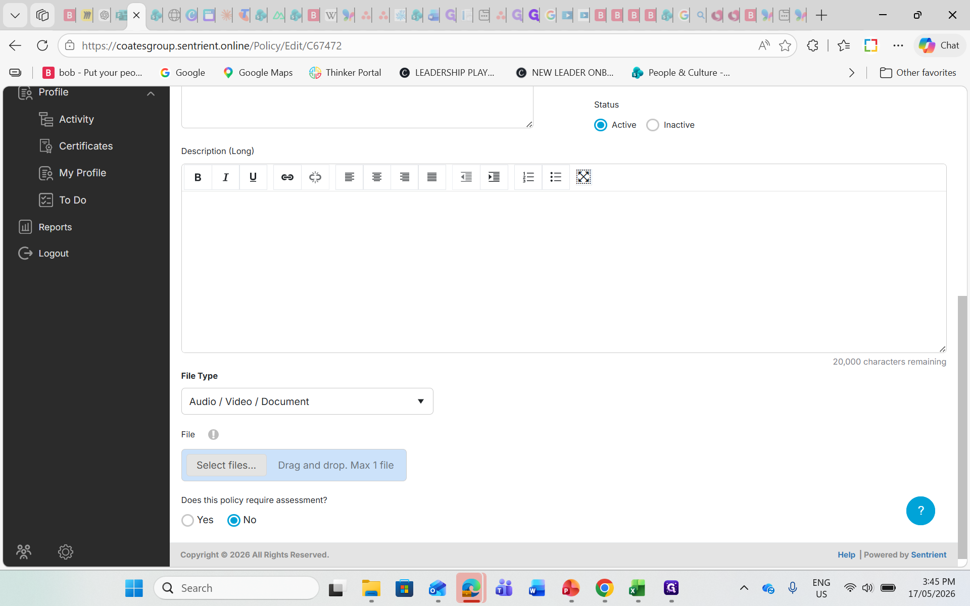 Step #11: Click Select files..., browse your computer for the updated PDF document, and upload it.