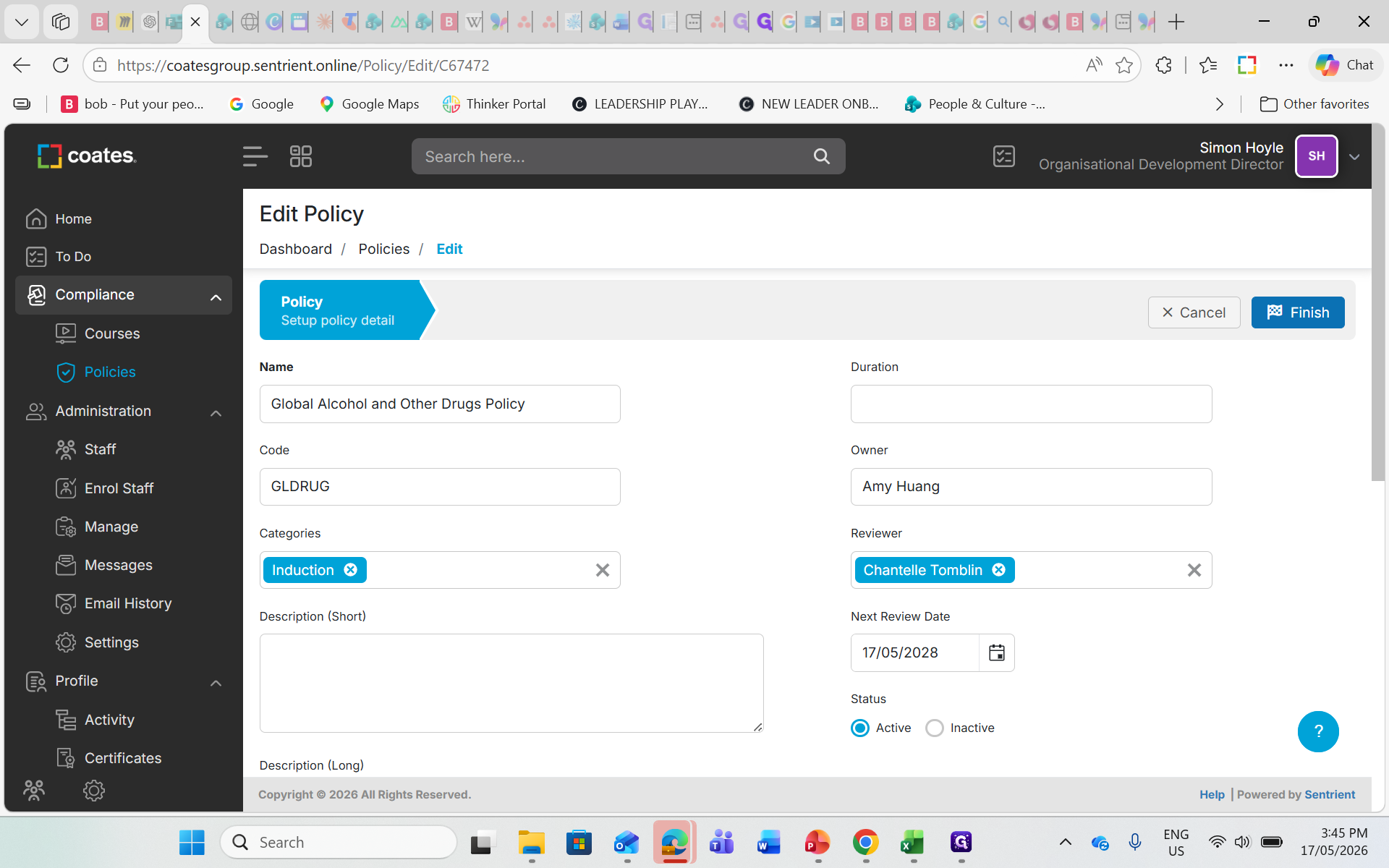Step #12: Scroll down and click Finish.