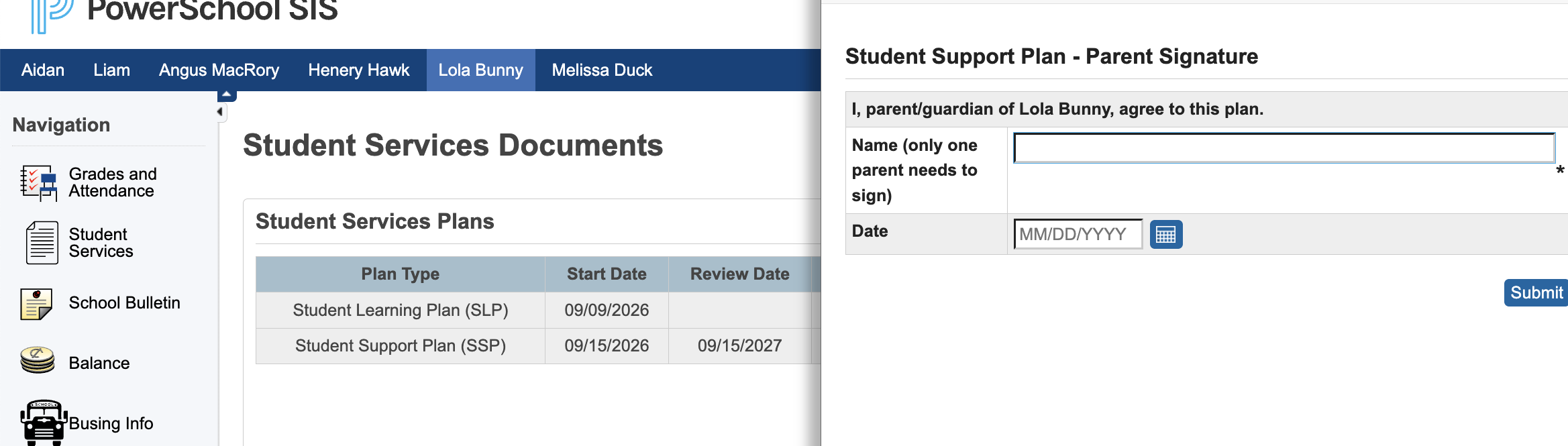Step #5: Click the Name input field and type your full name.