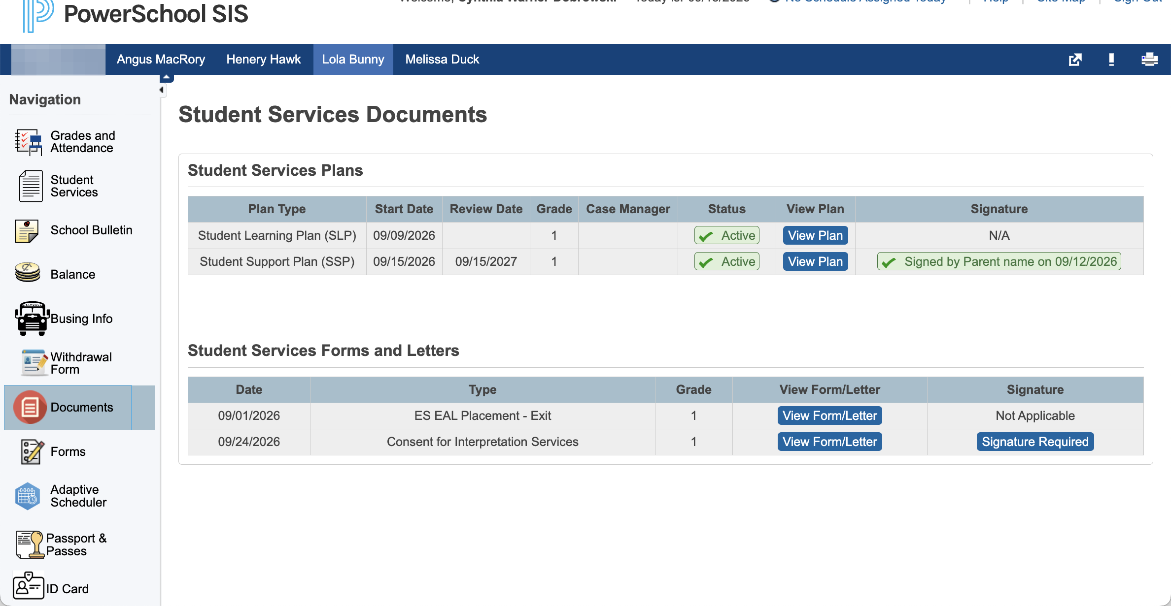 Step #8: Click Documents in the left navigation sidebar.