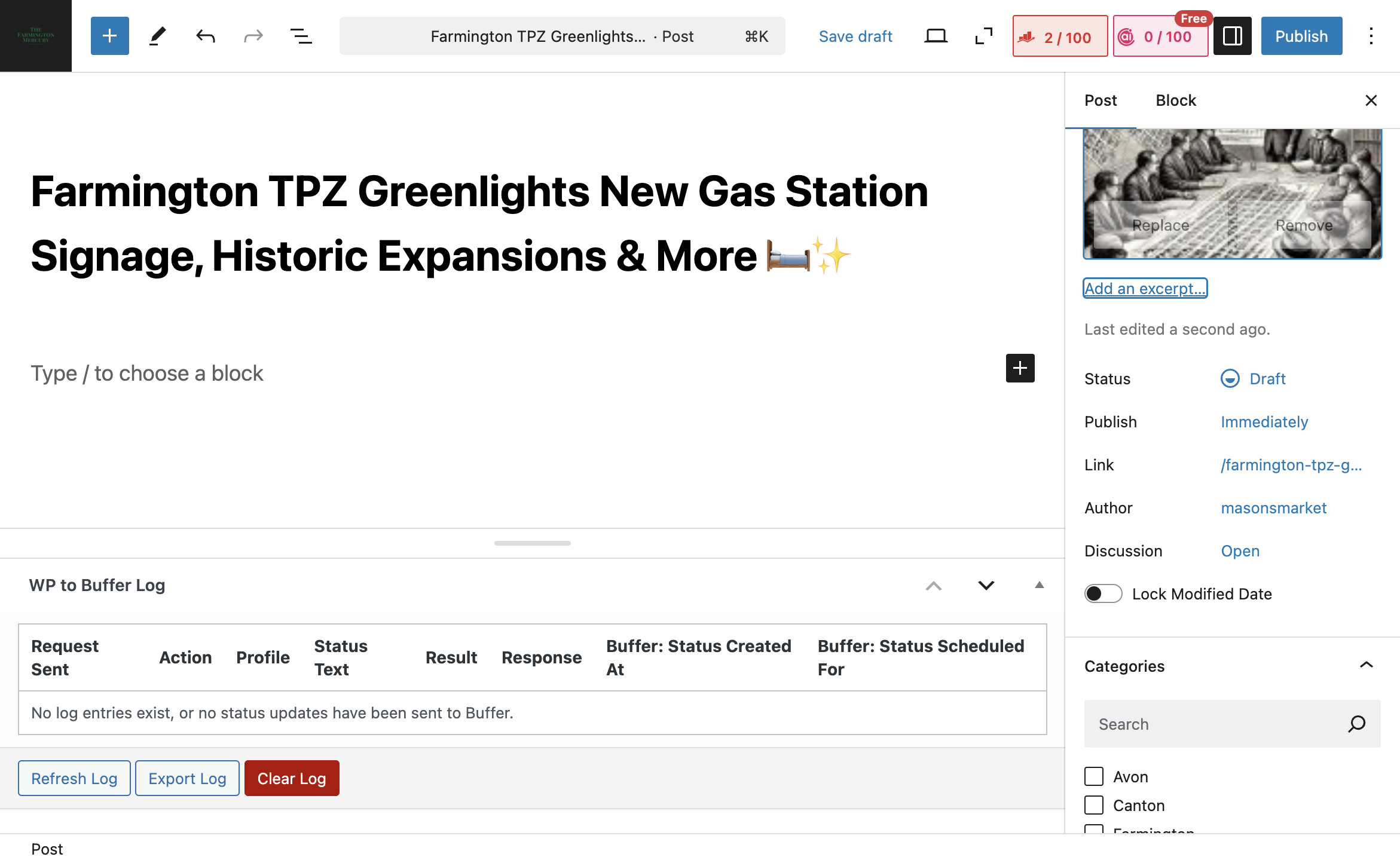 Step #24: Click on "Add an excerpt"