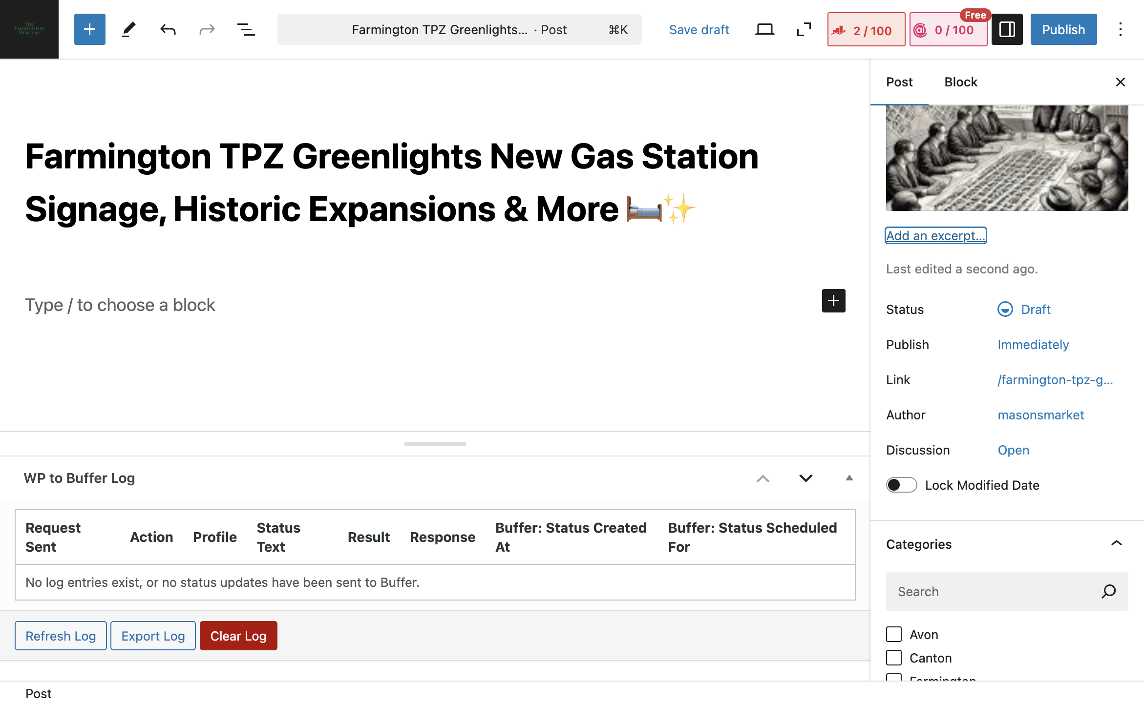 Step #27: Click on "Add an excerpt"