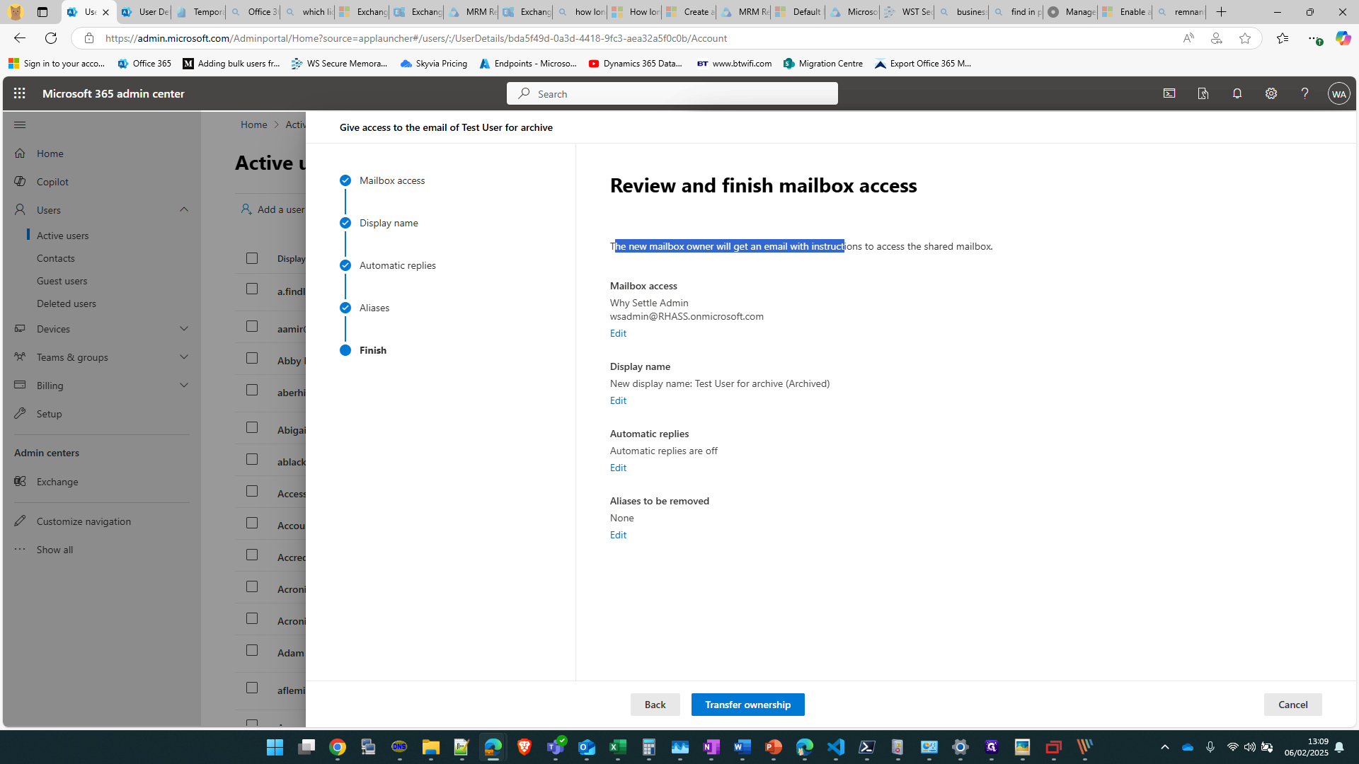 Step #15: Review steps