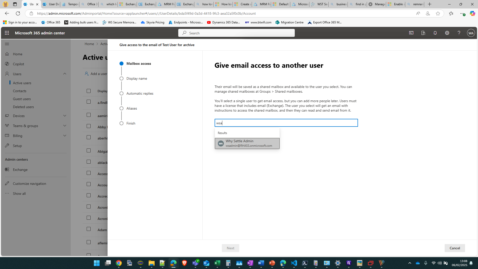 Step #9: Click on "Why Settle Admin"