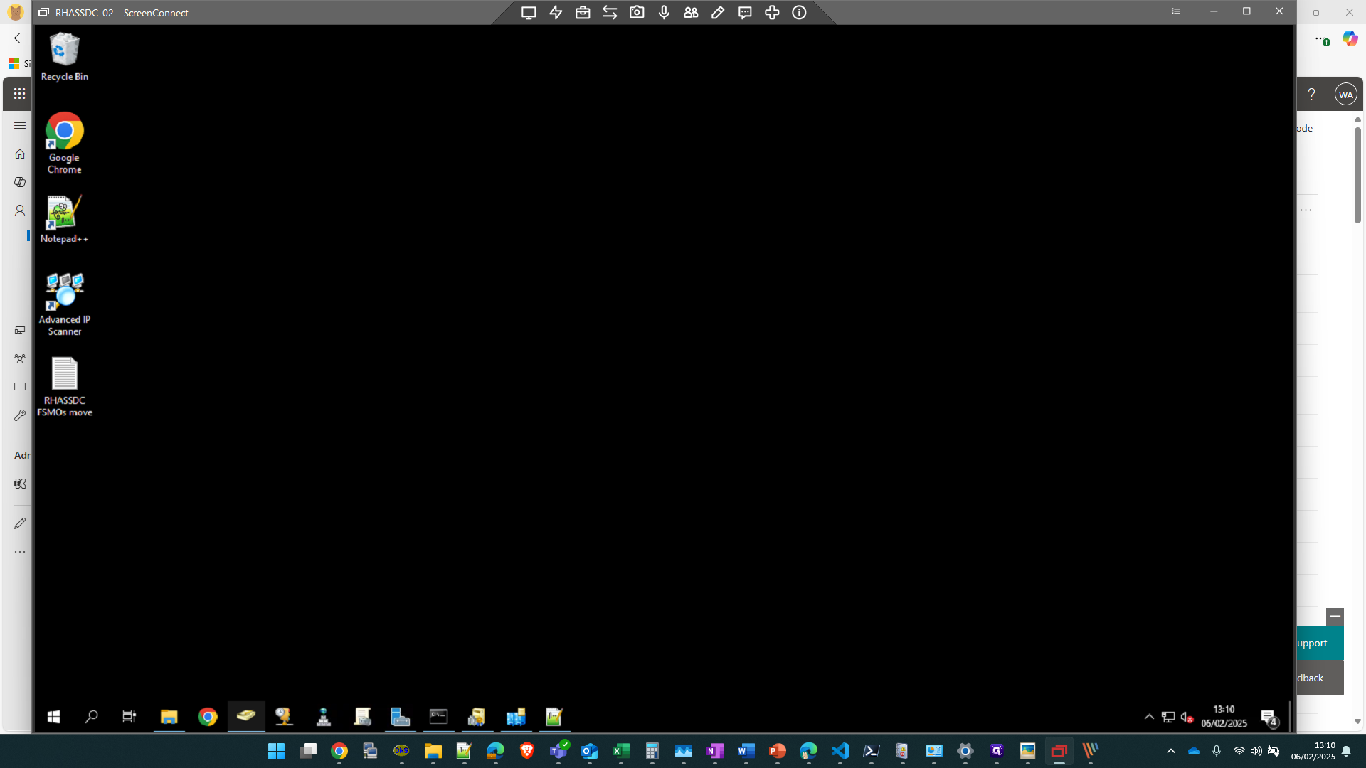 Step #27: Hop onto the sites Domain controller, in this case RHASSDC-02Open 'Active Directory'