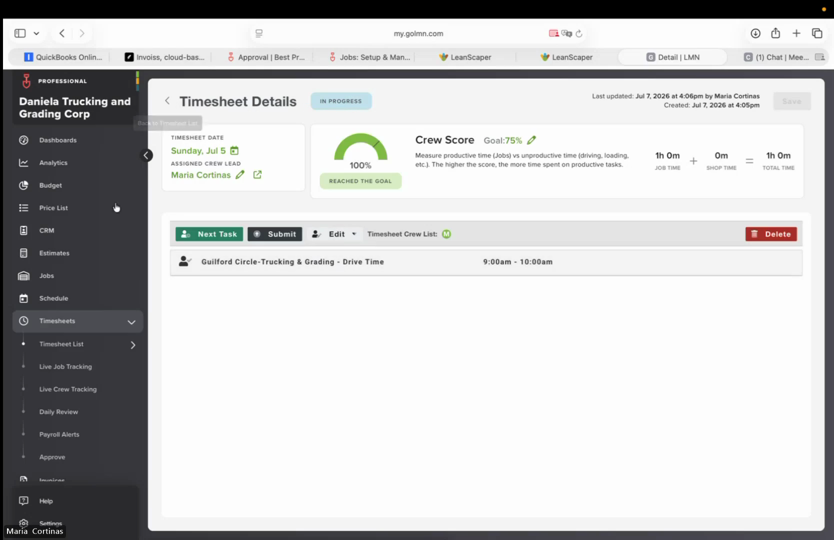 Step #16: Navigate to the Timesheets module and click Approve.