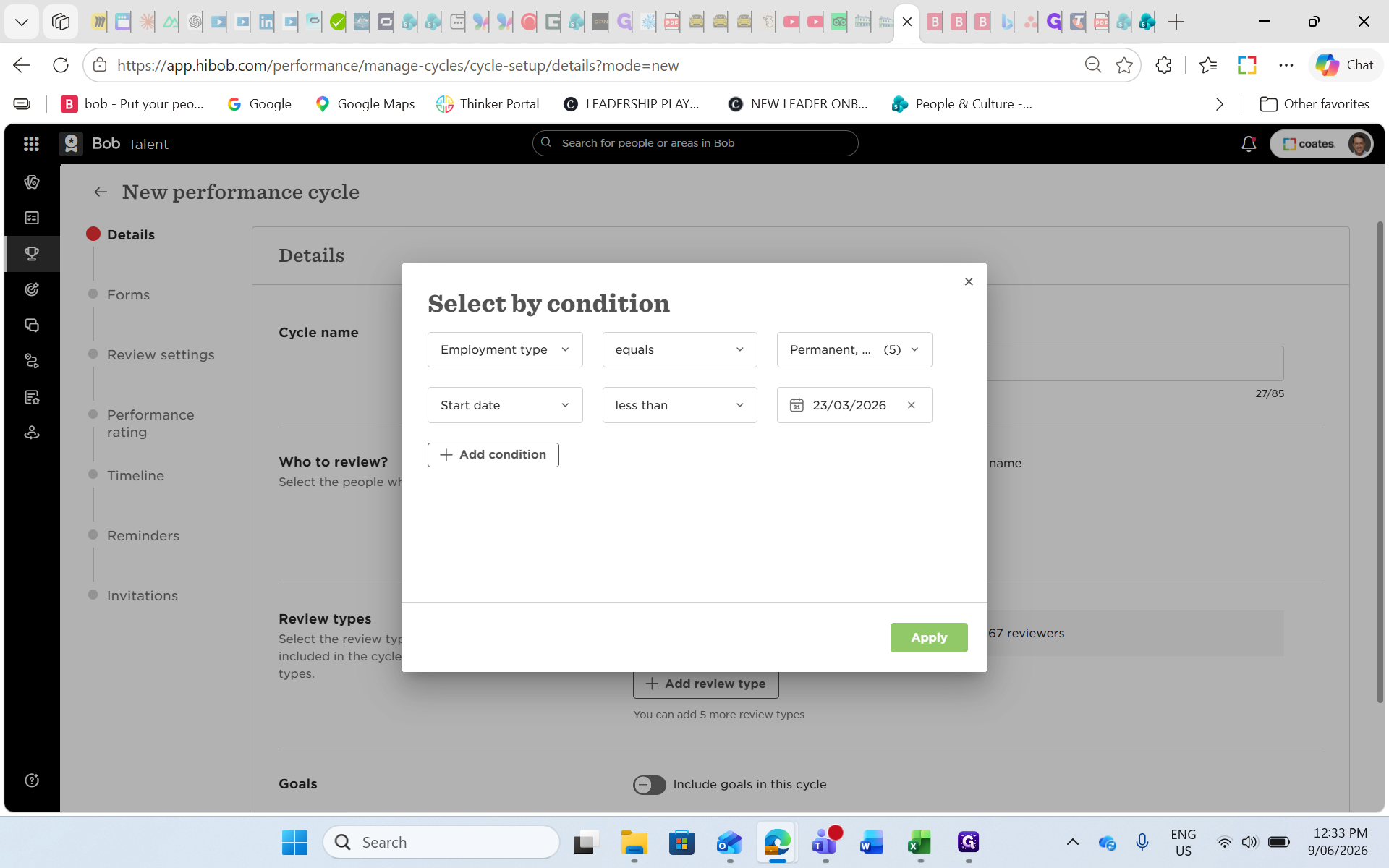 Step #17: Click Apply.