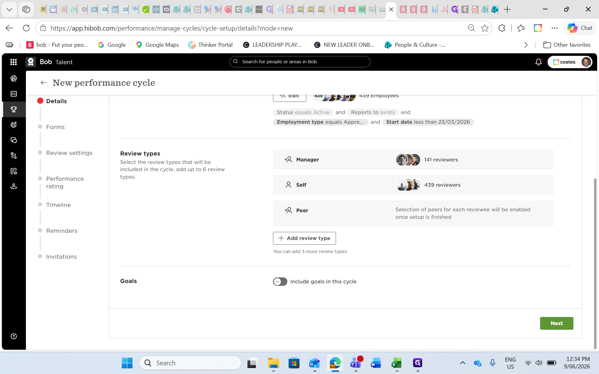 Step #22: Click Next to proceed to Form Setup.