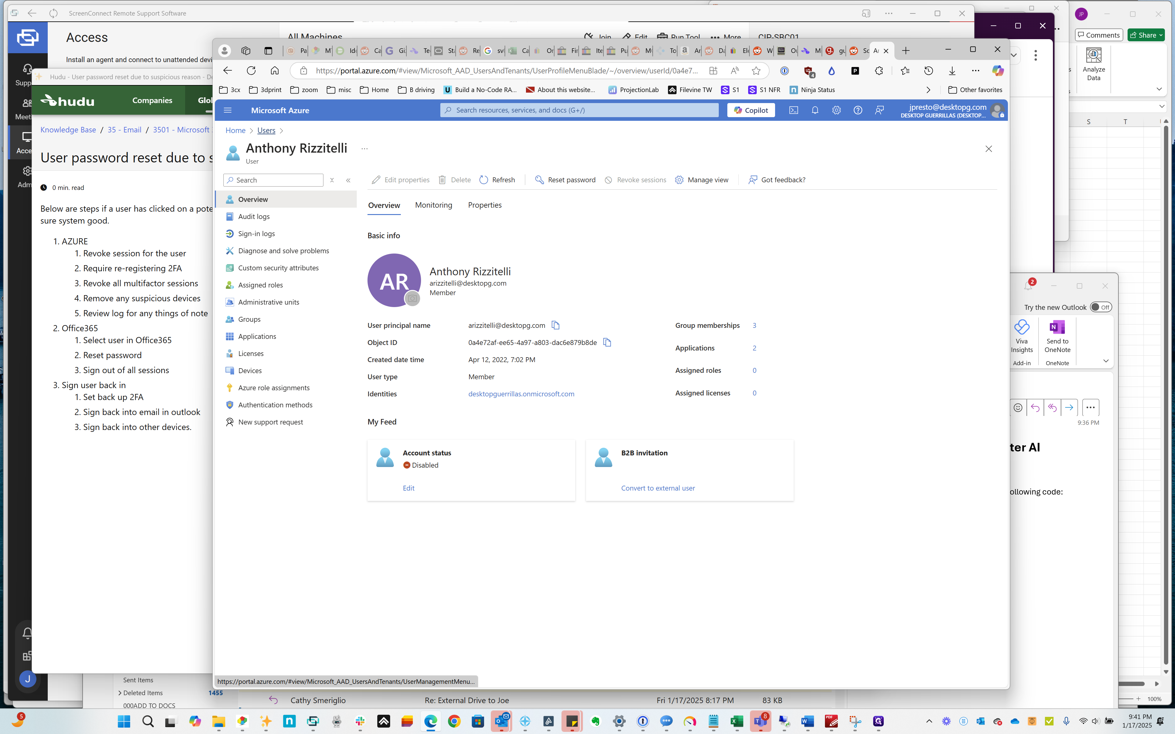 Step #7: Click on "Users >"