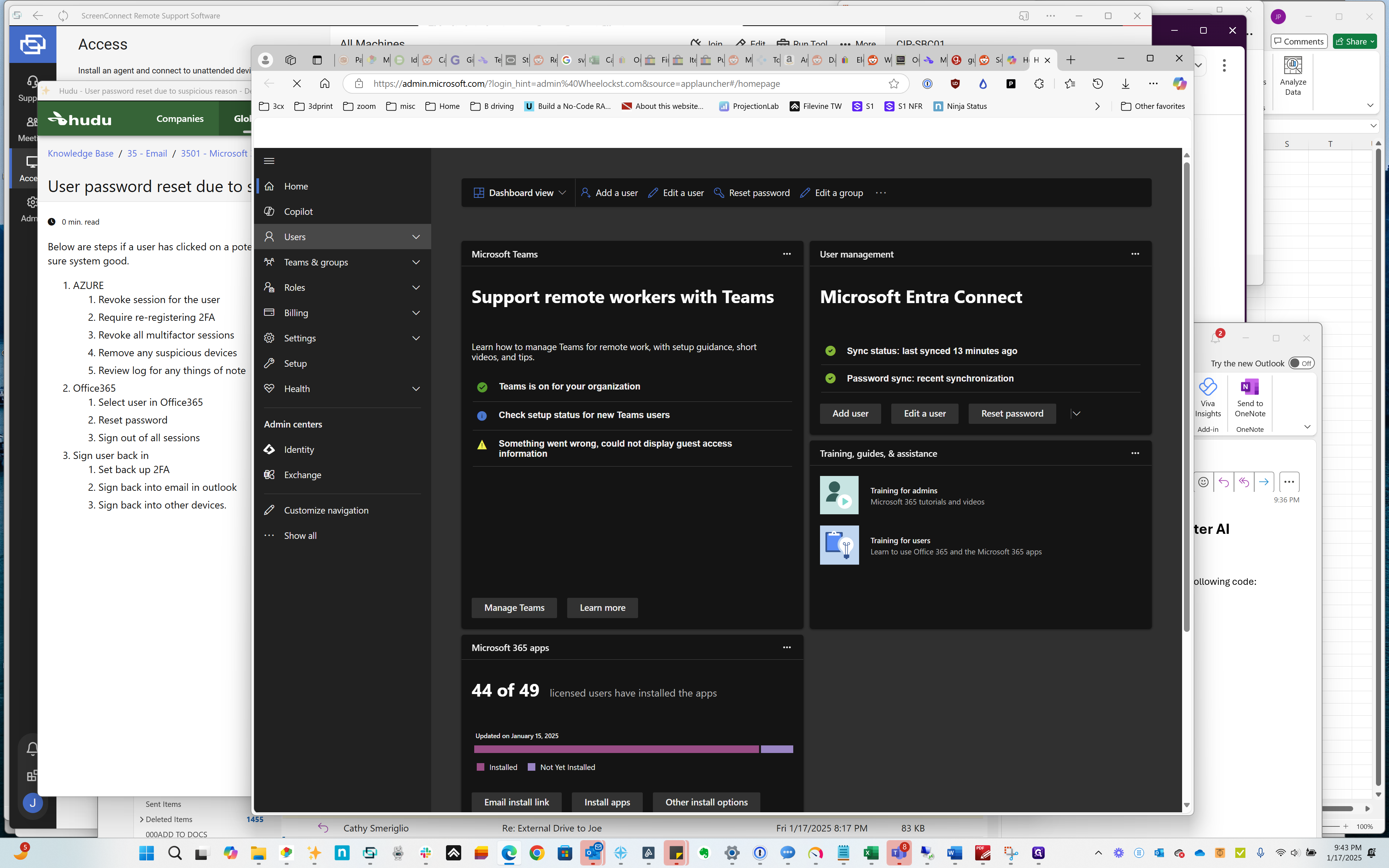 Step #36: Click on "& Users"