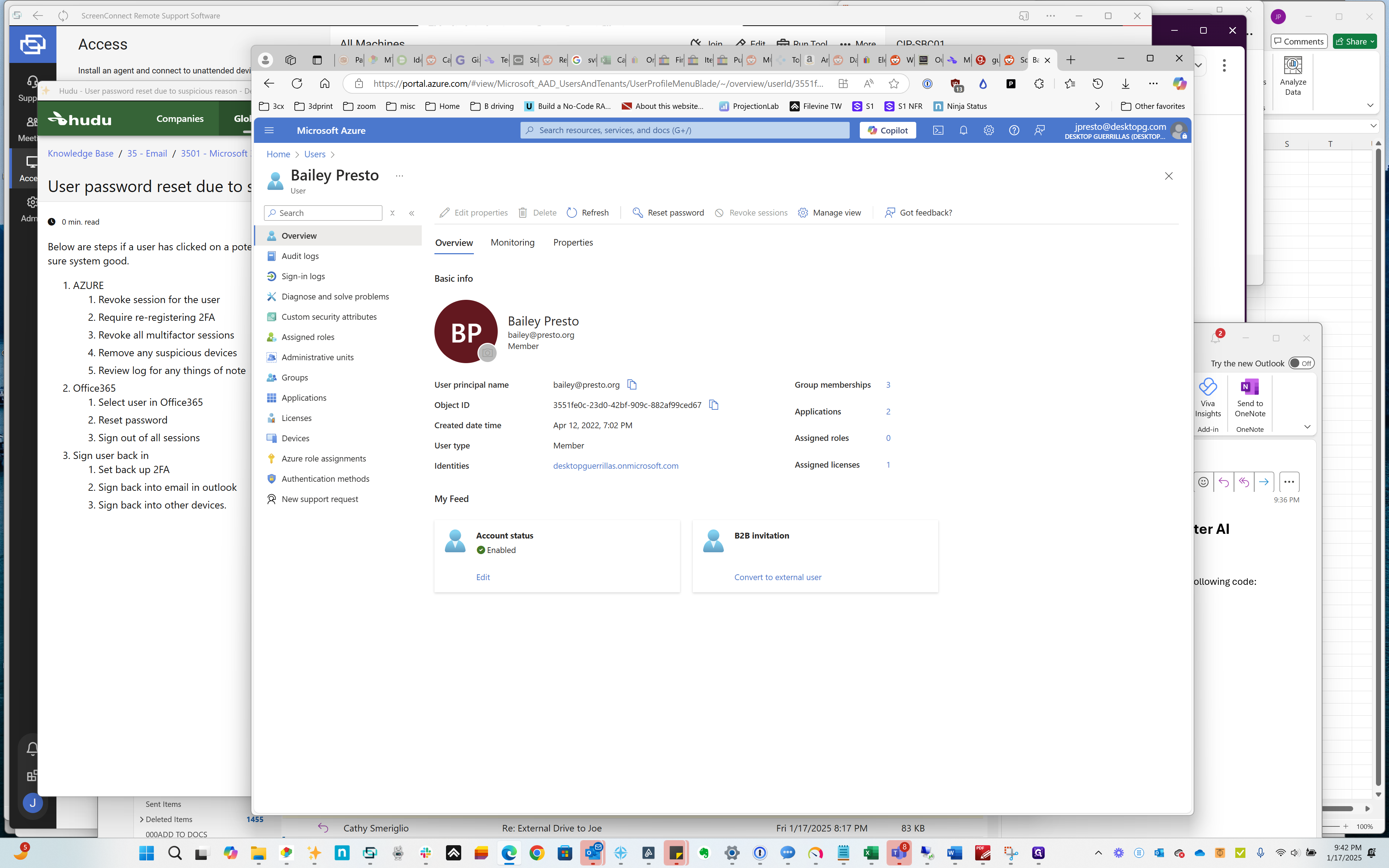 Step #15: Double-click on "Revoke sessions"