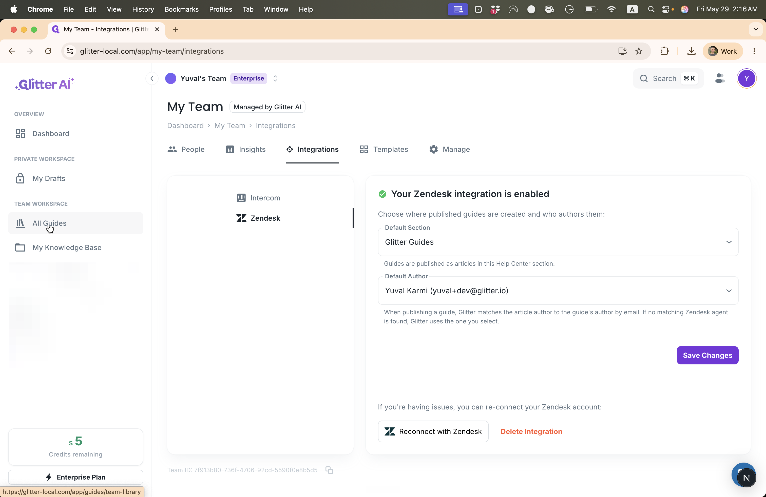 Step #12: Navigate to Guides in the left sidebar.