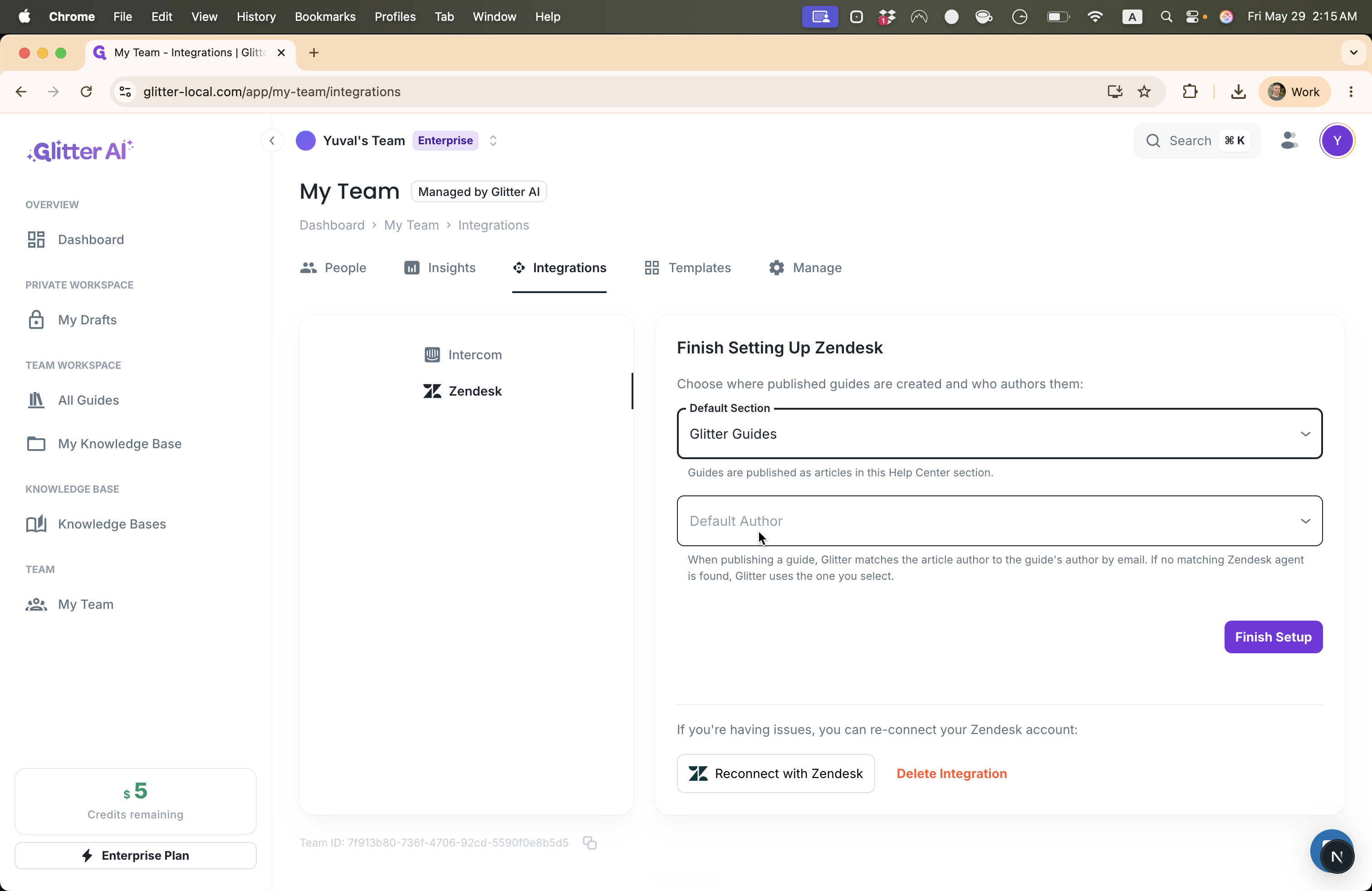 Step #9: Click the Default Author dropdown menu.