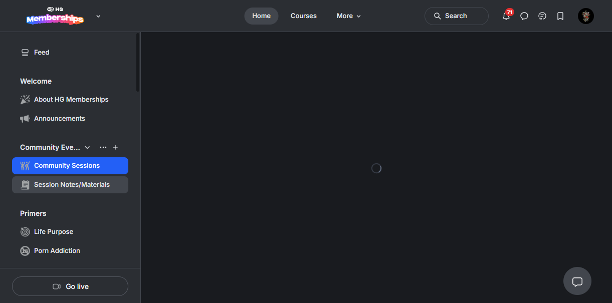 Step #16: Click on "Session Notes / Materials"