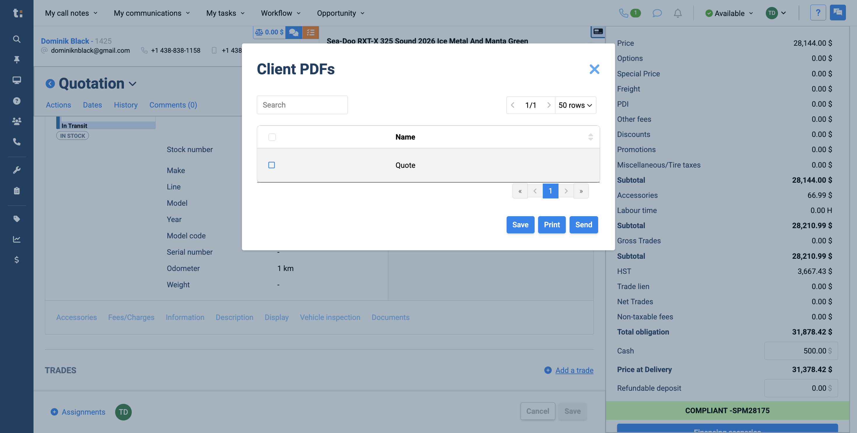Step #23: Select the PDF you want to send,