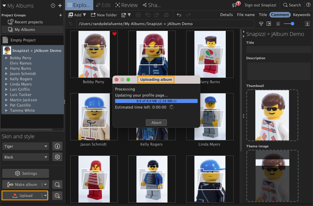 Step #5: Click Upload.